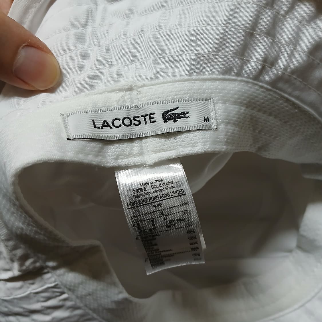 lacoste 라코스테 퀄티드 벙거지 버킷햇 모자 상품이미지7