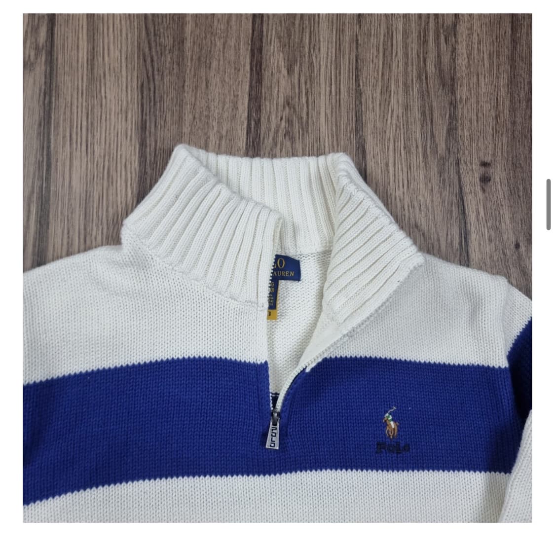 폴로 니트 반집업 상품이미지2