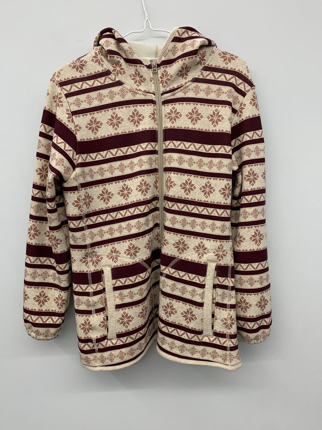 노르딕 기모안감 후드집업 상품이미지5