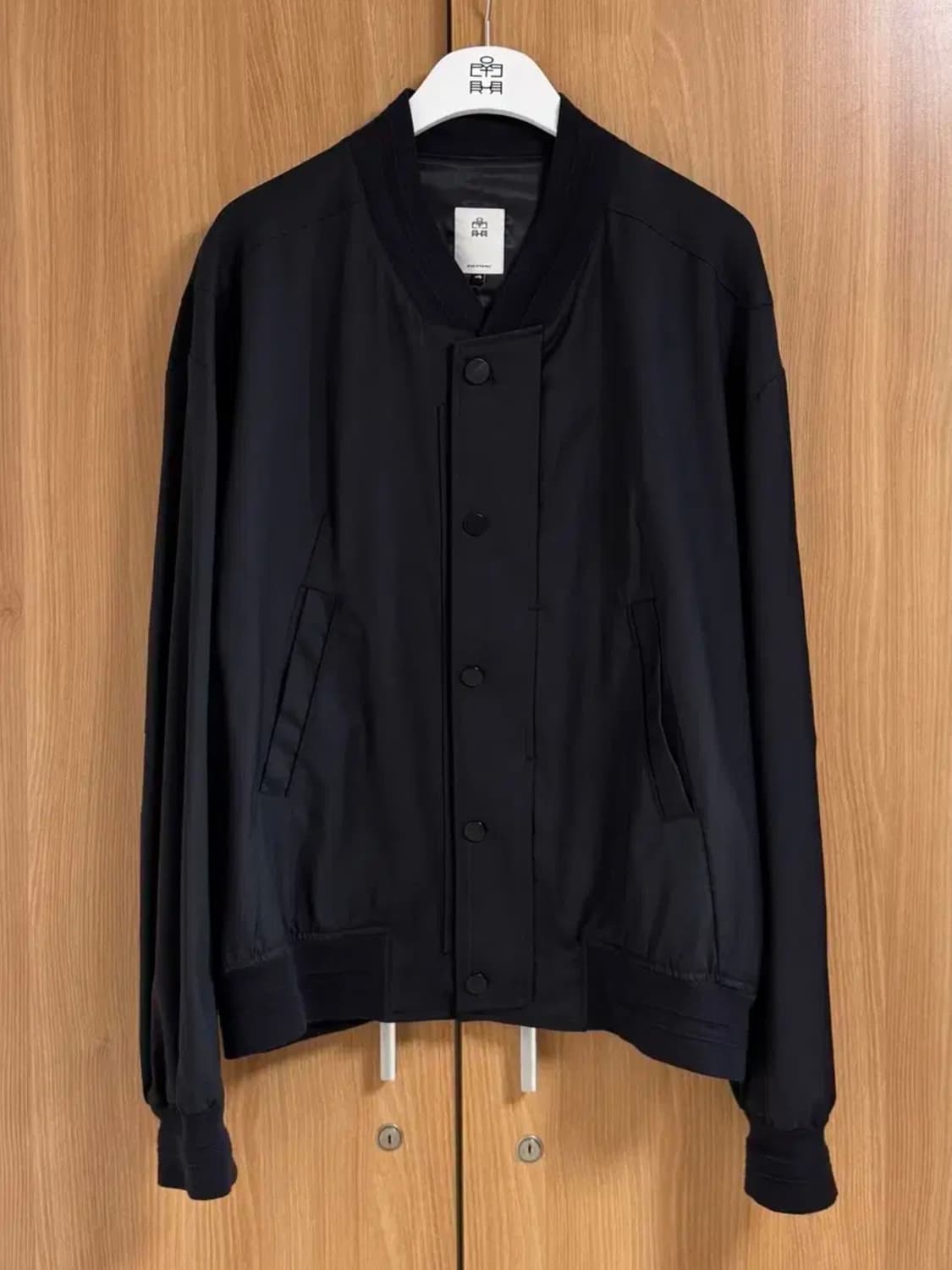 4) 폴리테루 울 바시티 봄버 다크네이비 상품이미지1