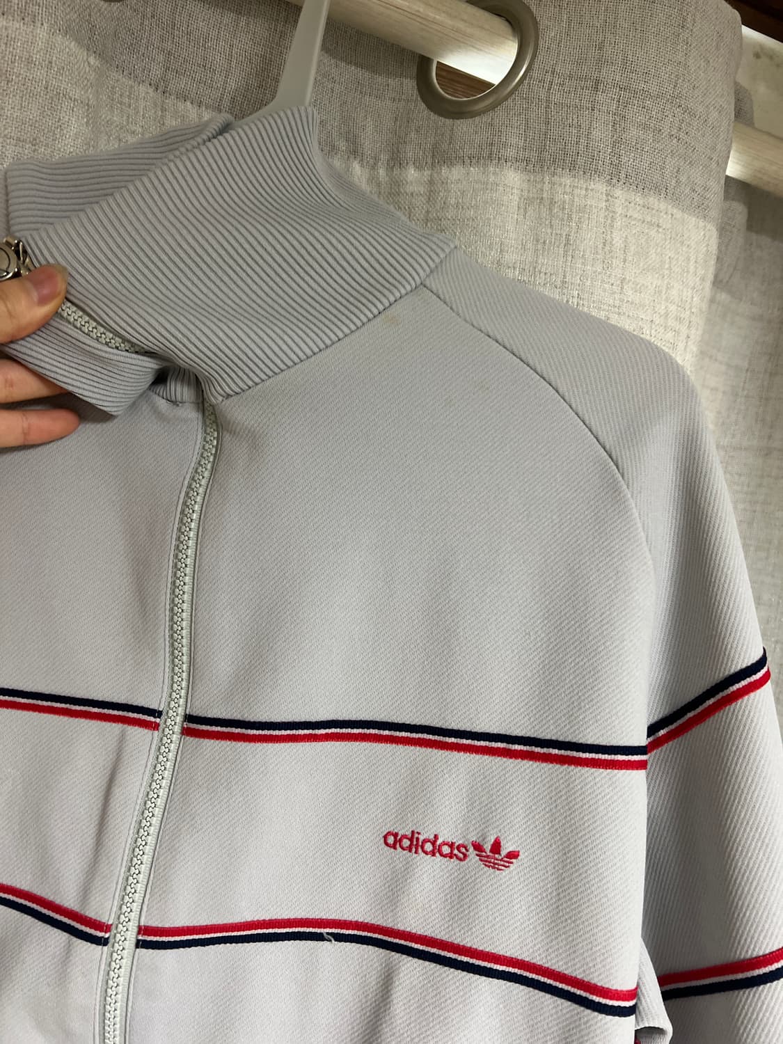 아디다스 80s 서독 트랙탑 져지 그레이 상품이미지4