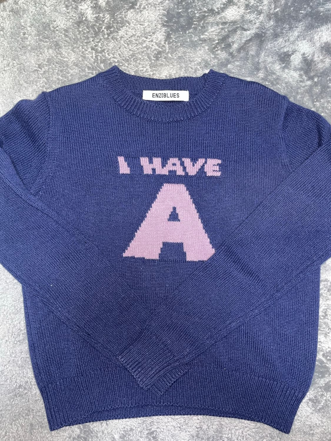 엔조블루스 니트 네이비 상품이미지1