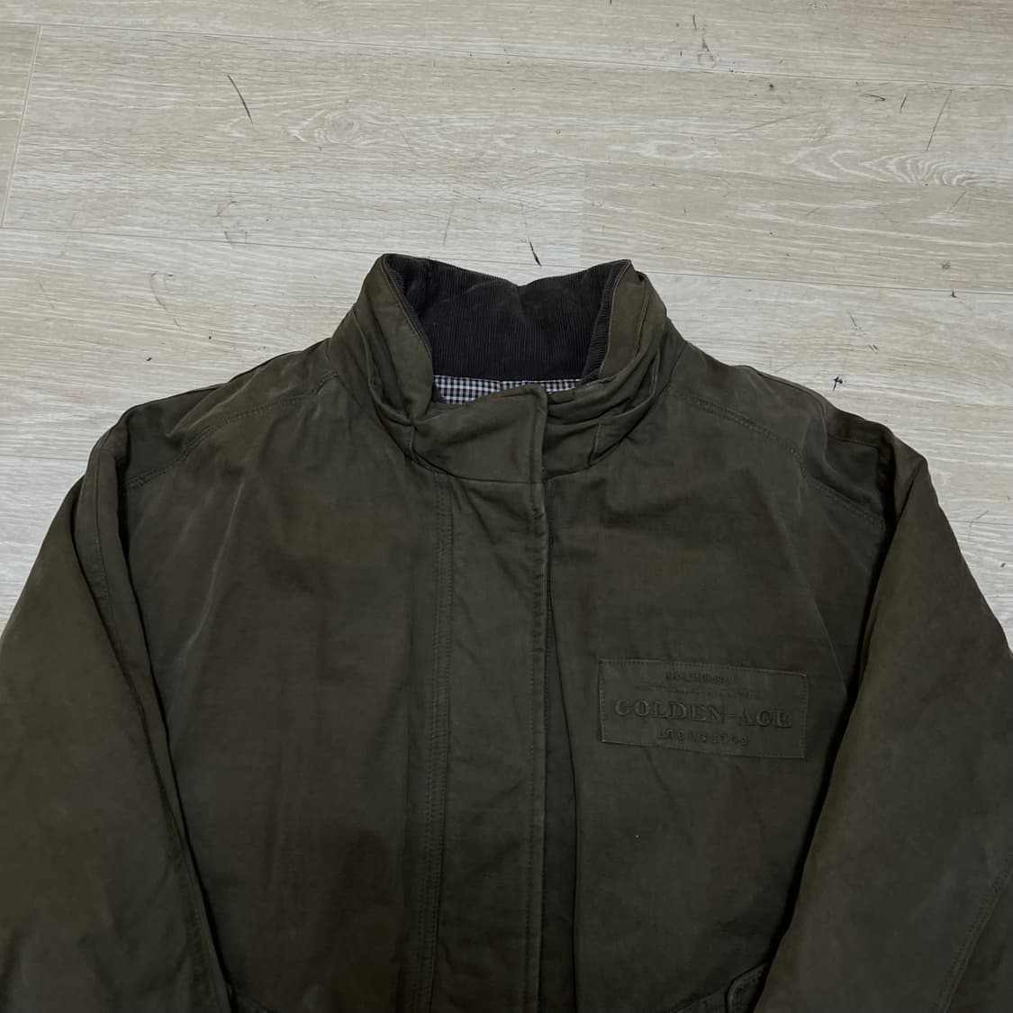 지고트 여성 구스다운 안감내피 야상코트 점퍼 [카키] M/95(구 66) 상품이미지2