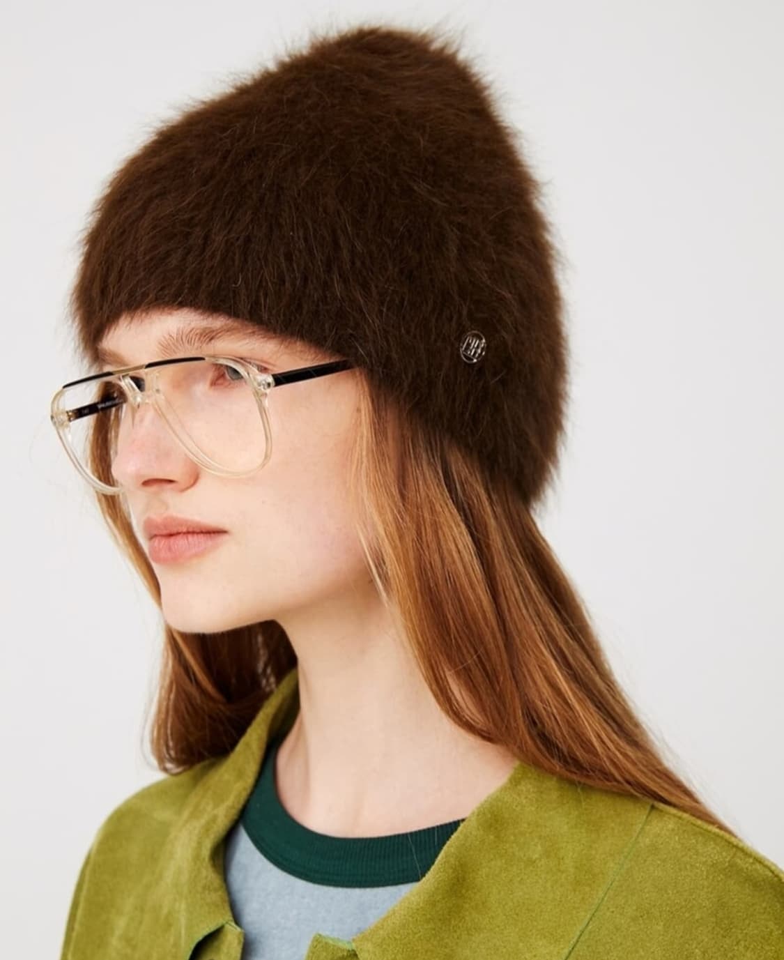 [OS] 문선 프리미엄 앙고라 비니 카카오 상품이미지3