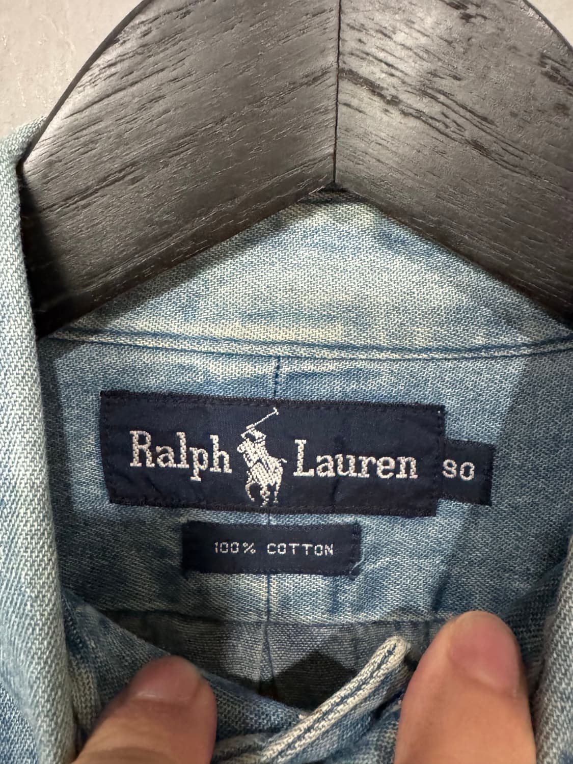 폴로랄프로렌 워시드 데님셔츠  상품이미지4