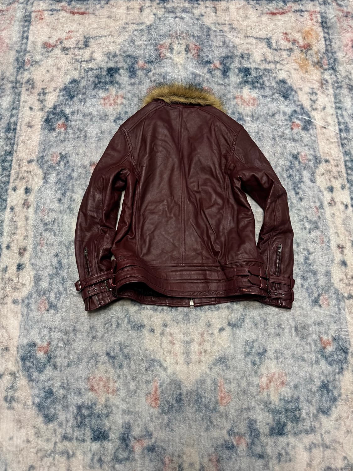 Jackrose 00s lamb skin trimming fur jack 상품이미지7