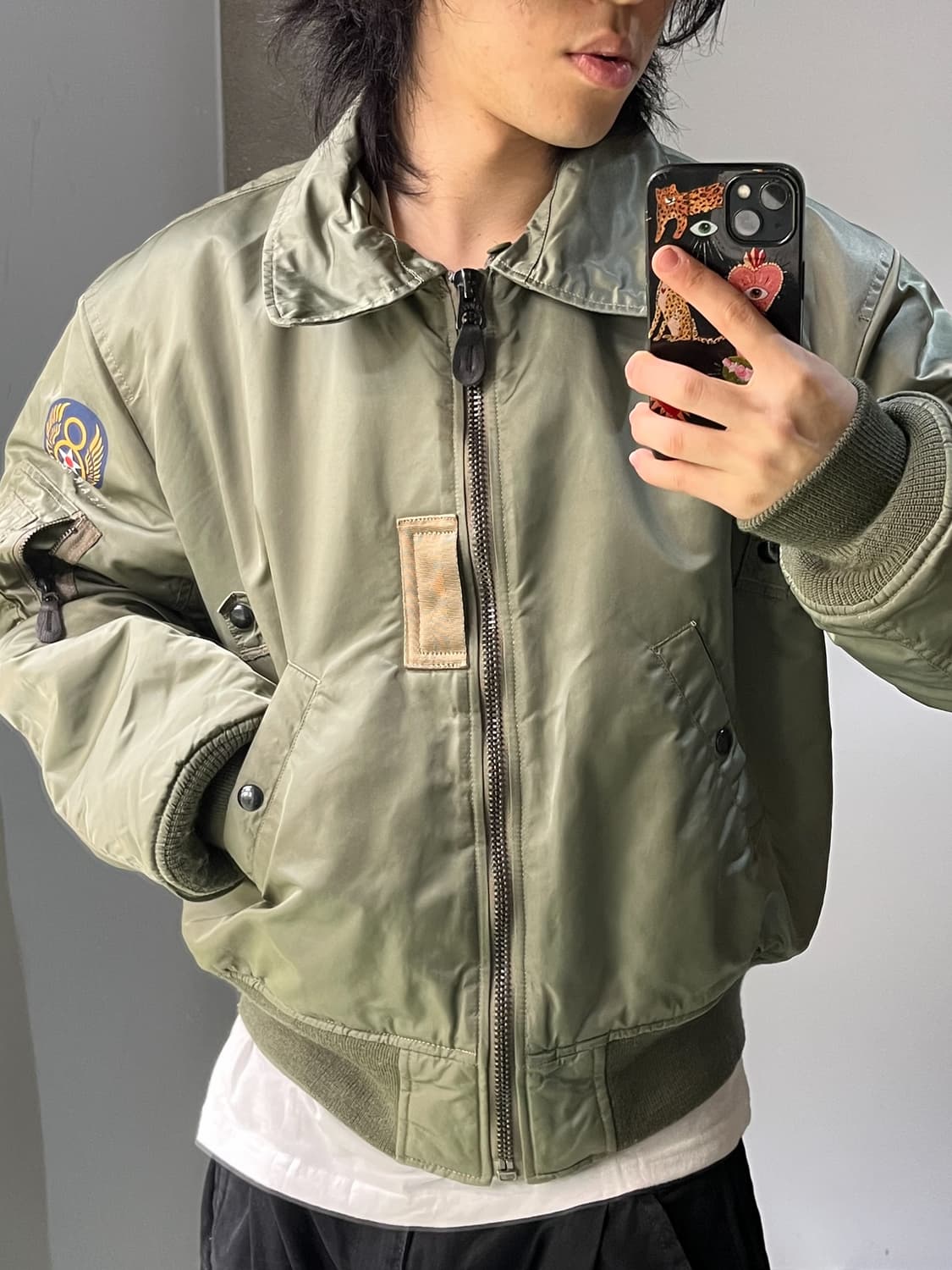 카모랜드 U.S.A.F B-15 플라이트 자켓 상품이미지1