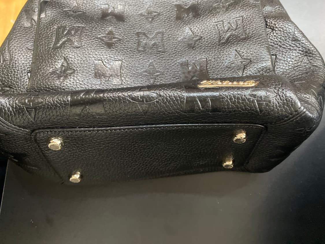 메트로시티 블랙 패턴 가방 고 상품이미지5