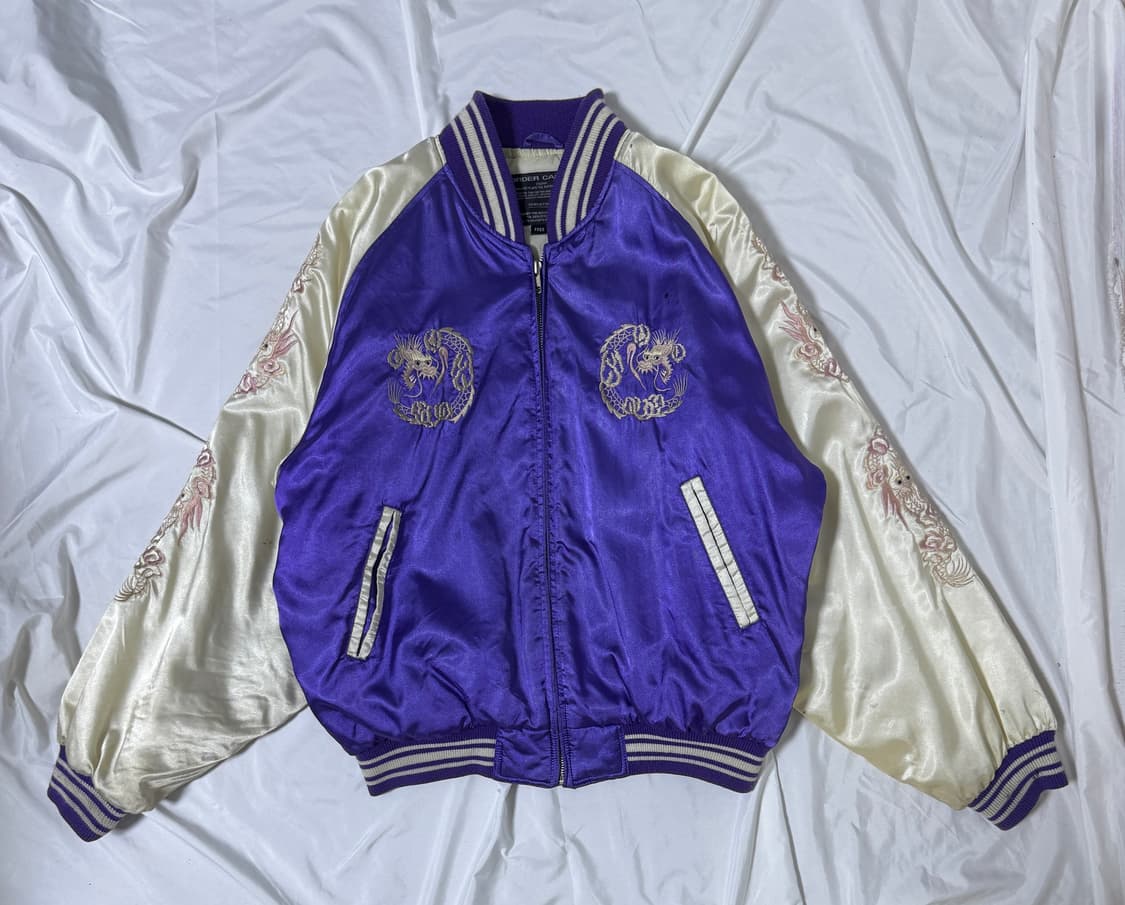 Border carwin 요코스카 재팬 미군 공수부대 용 자수 스카잔 상품이미지2