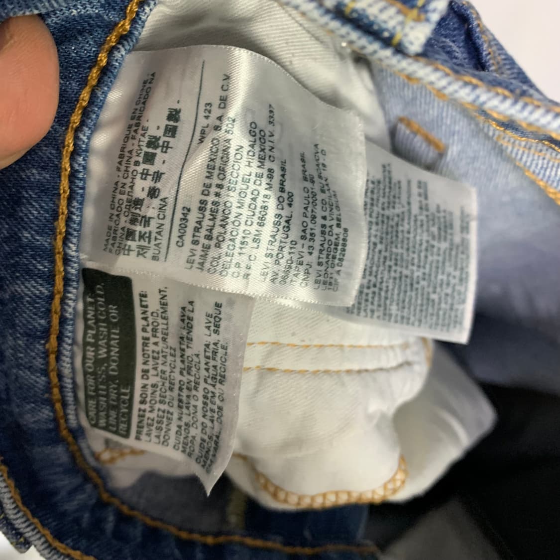 리바이스 511 빈티지 데님 팬츠 청바지 y2k 32인치 상품이미지8