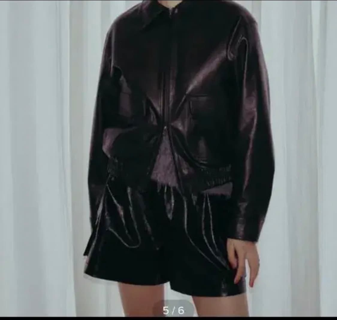 프론트로우 레더 자켓 상품이미지1