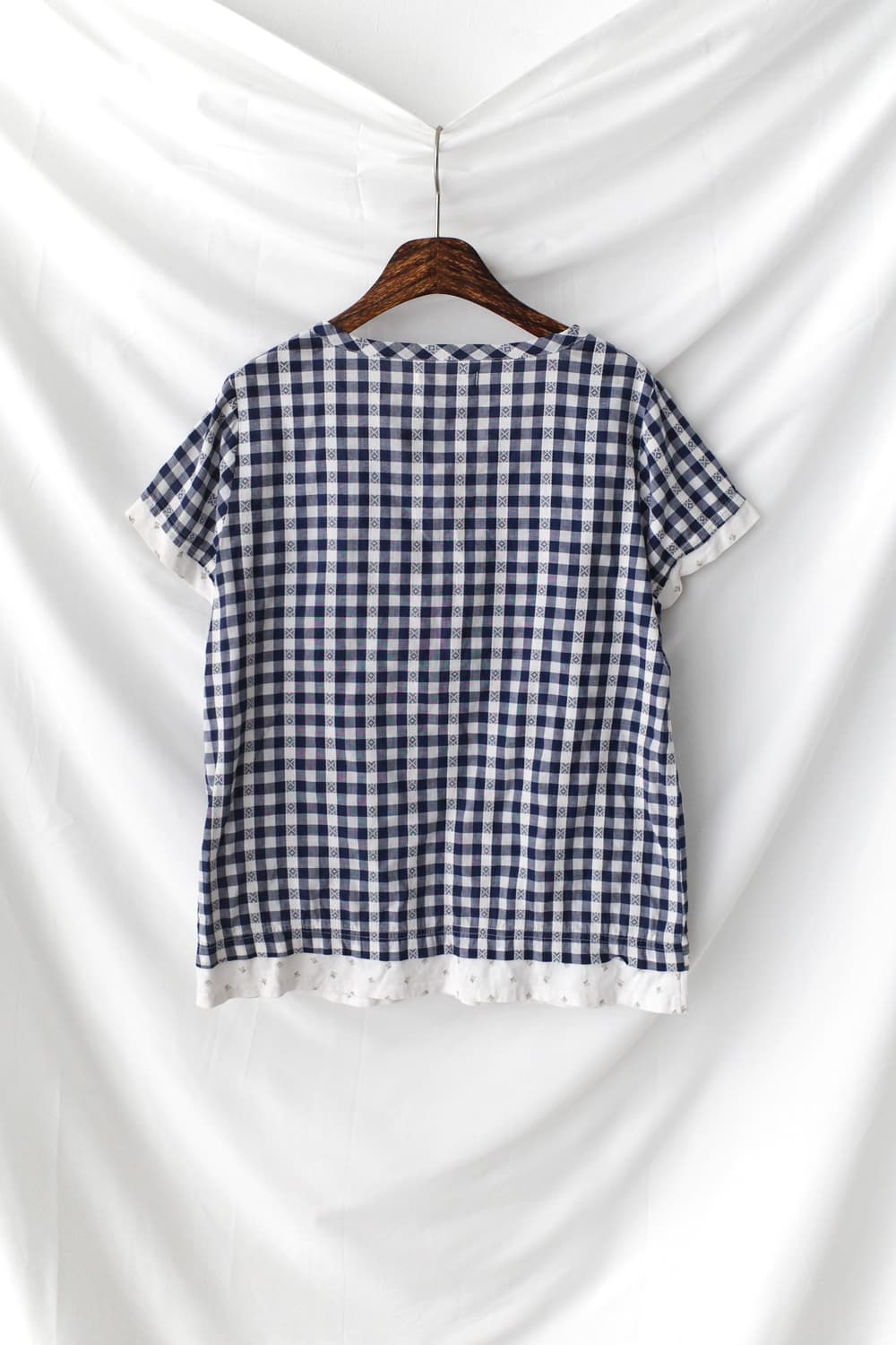 check layered half T 상품이미지2