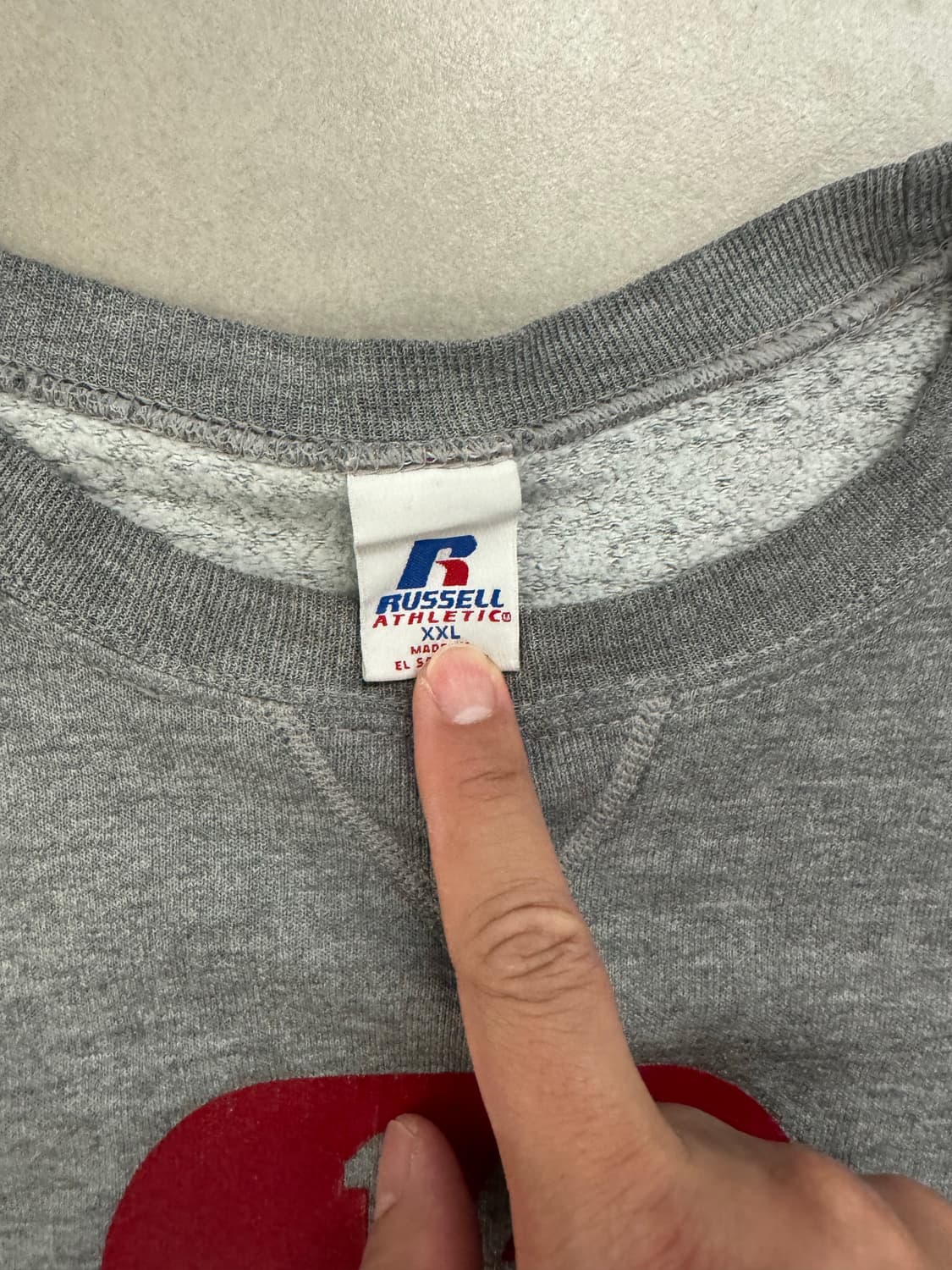 90’s 빈티지 Russell Athletic 스웨트셔츠 XXL 상품이미지3