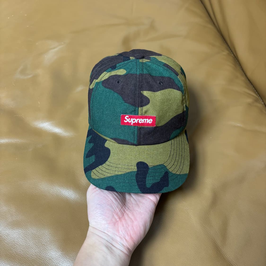 슈프림 6패널 볼캡 모자 우드랜드 카모 상품이미지2