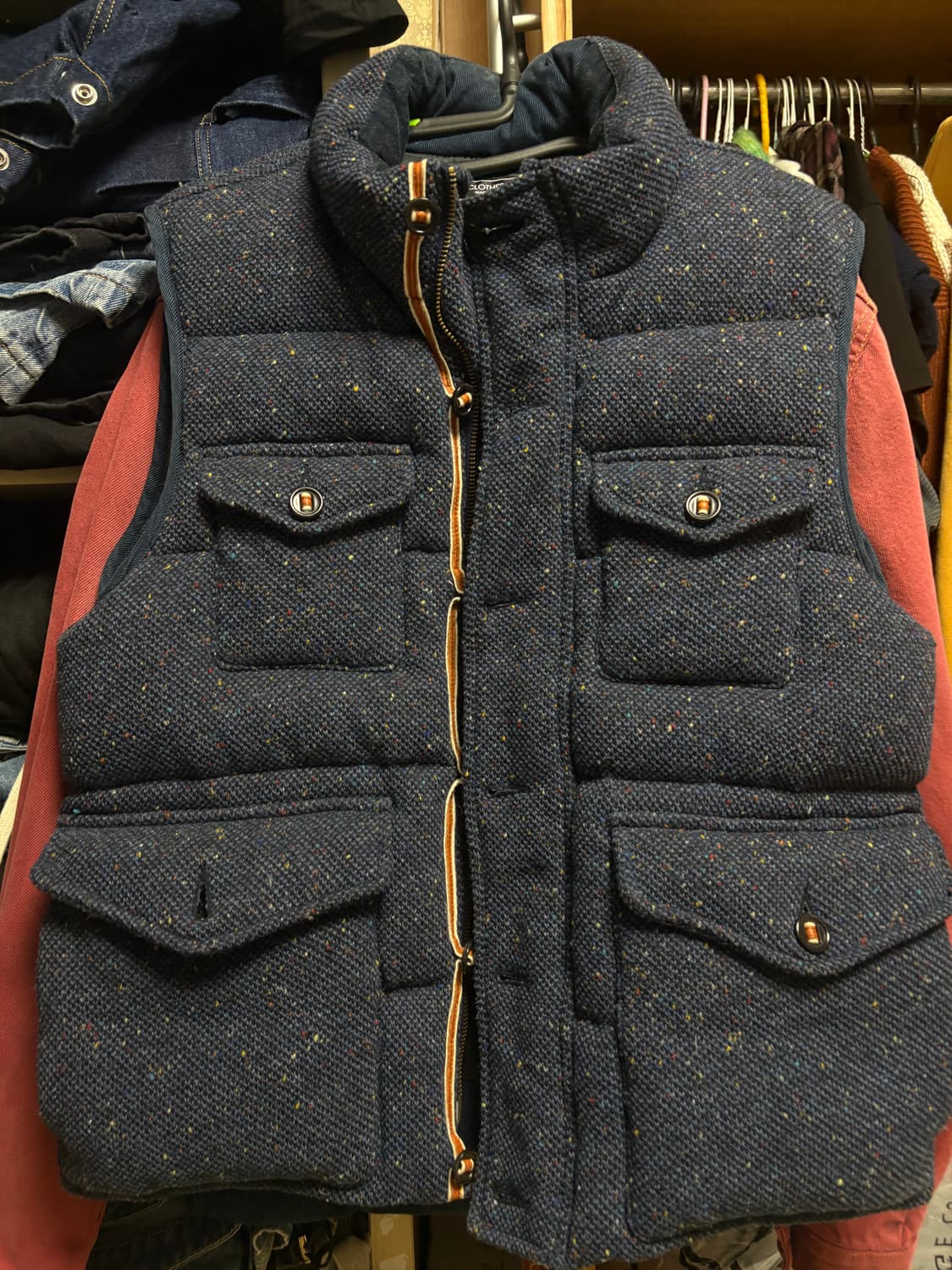 BEAMS 빈티지 패딩 베스트 상품이미지1