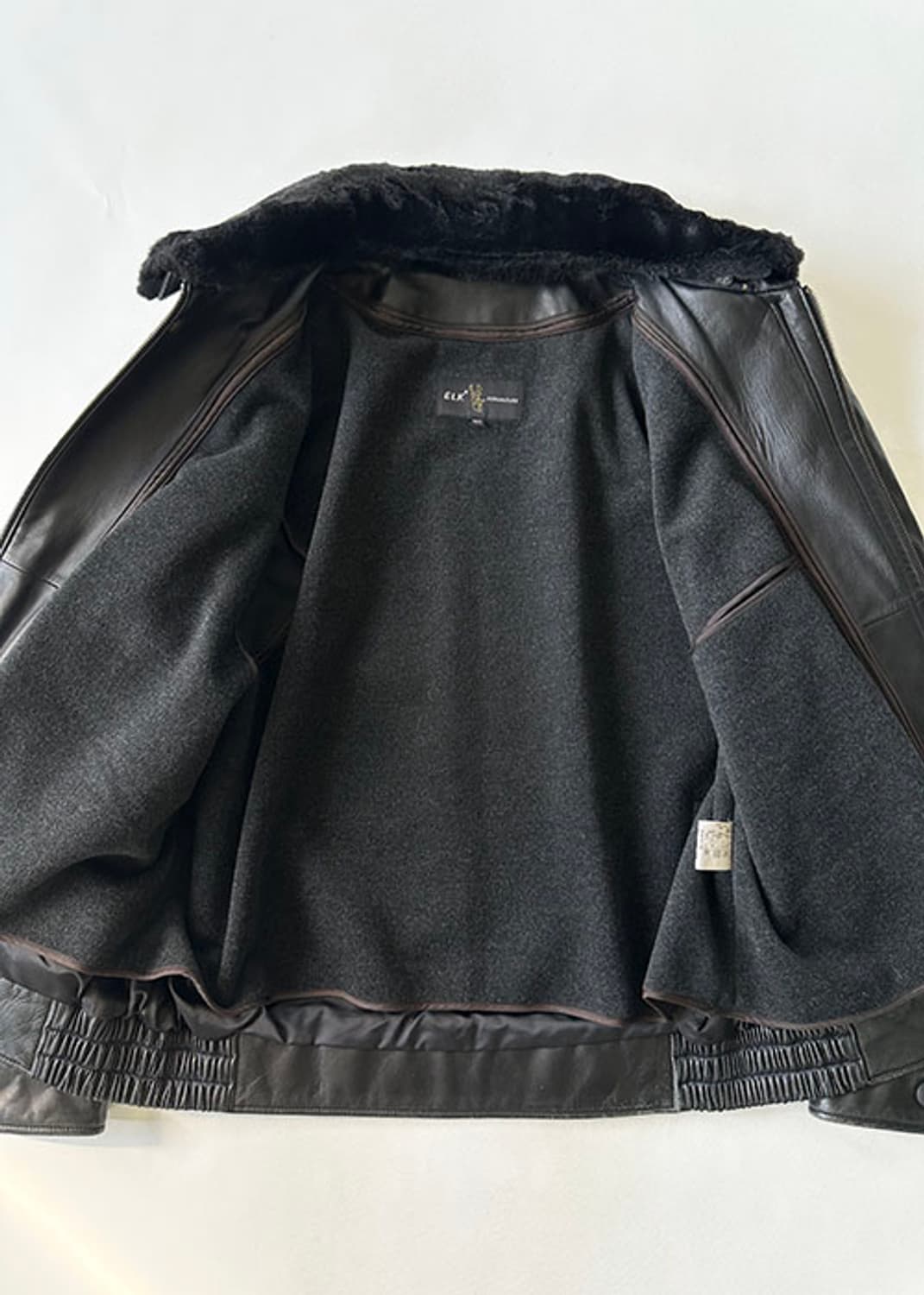 [105] ELK  NOSAMOURS 양가죽 봄버 점퍼 상품이미지7