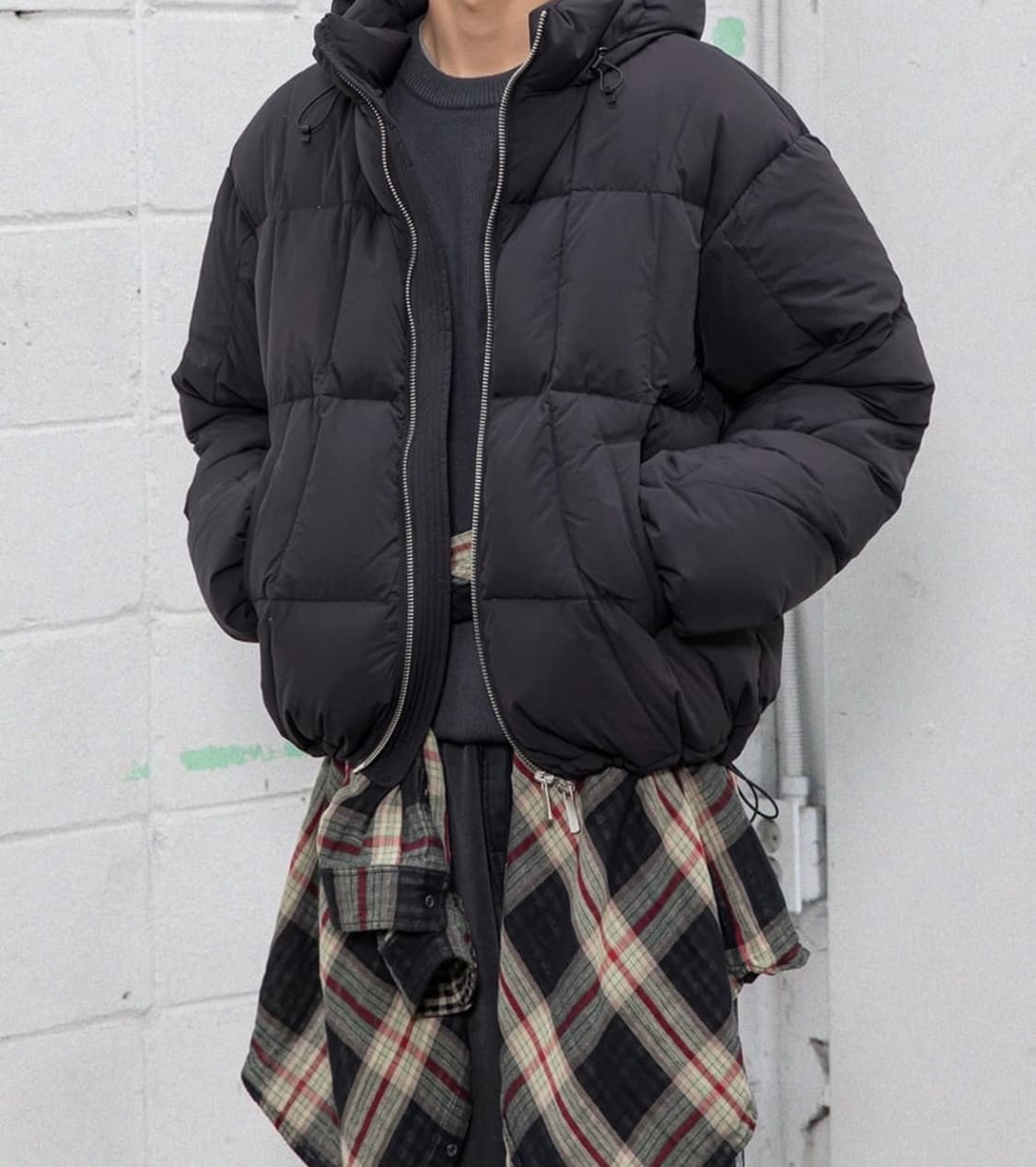 비긴202 헤비 다운 패딩 블랙 사이즈1 상품이미지1