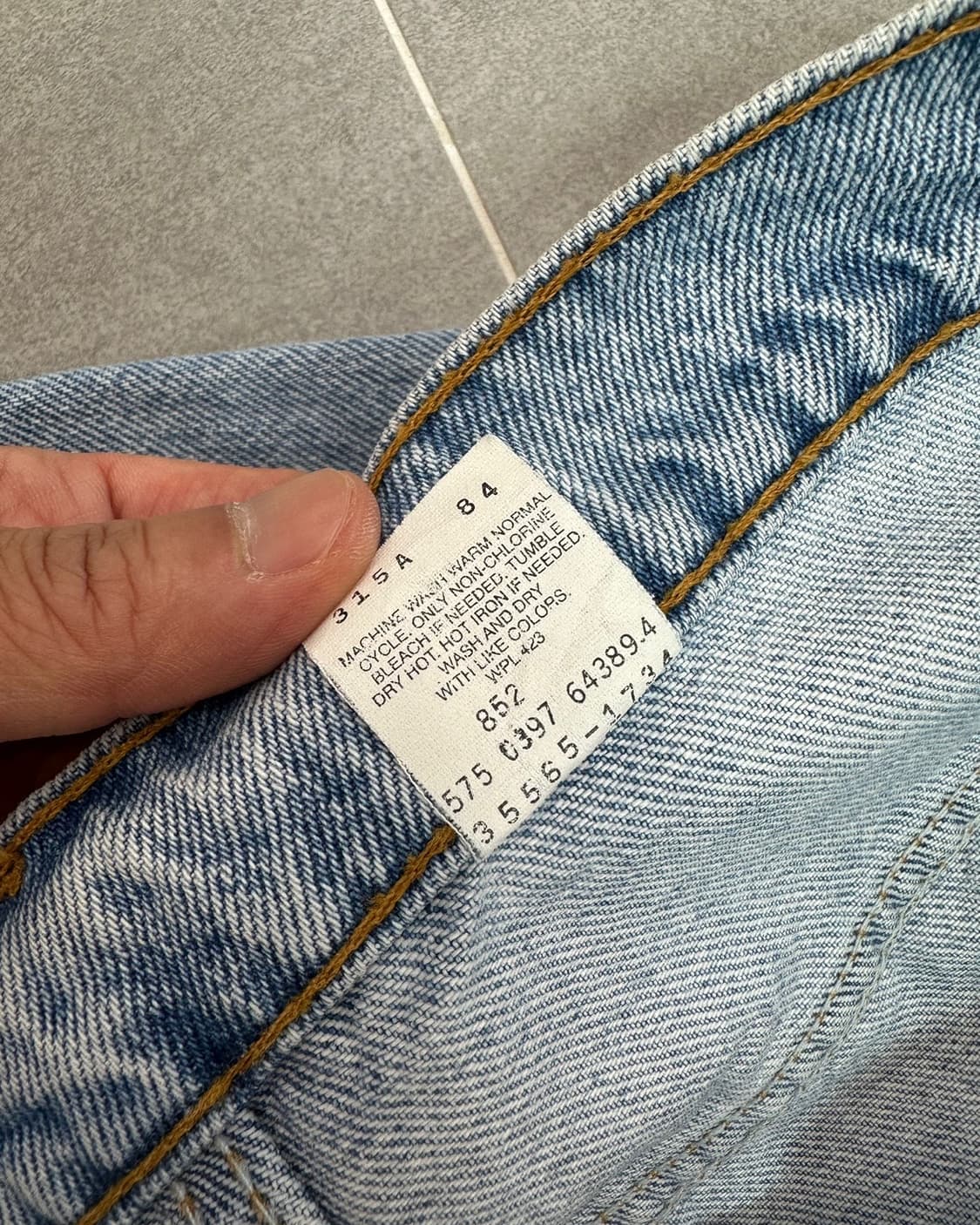 (허단49)90'S 리바이스 565 오렌지탭-M826 상품이미지7