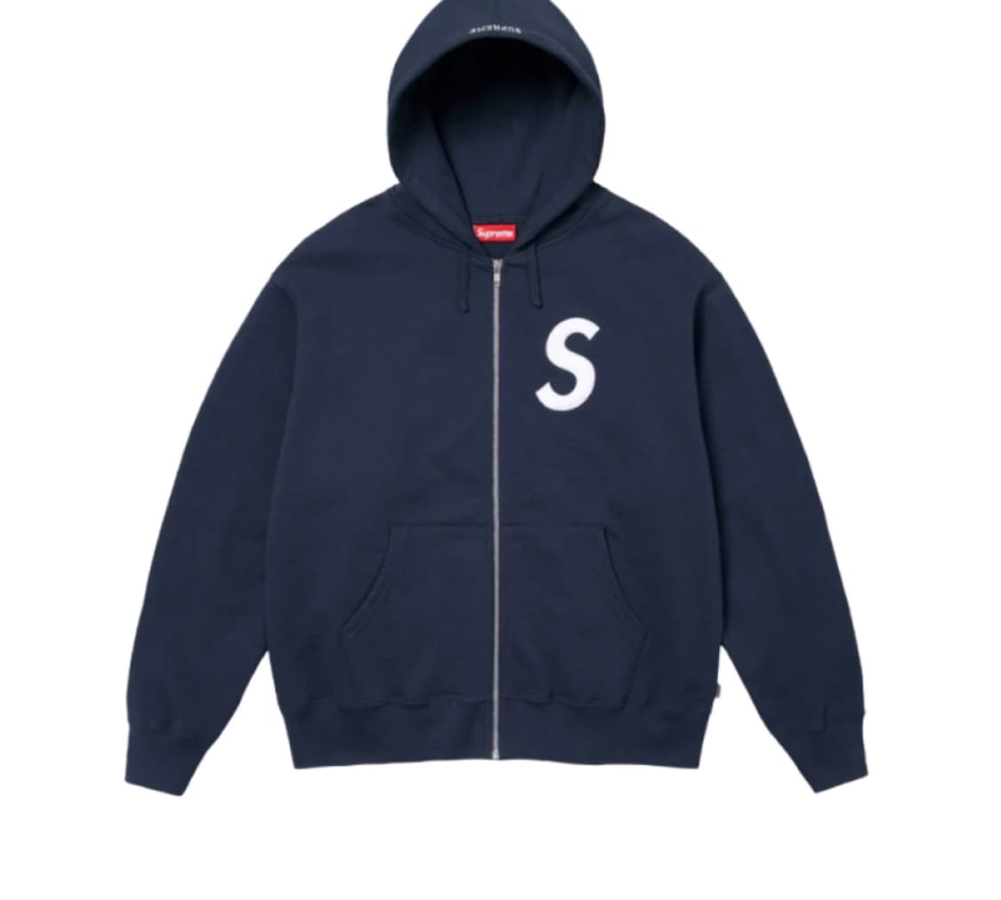 (XL) 슈프림 s로고 후드 집업 -24fw 상품이미지9