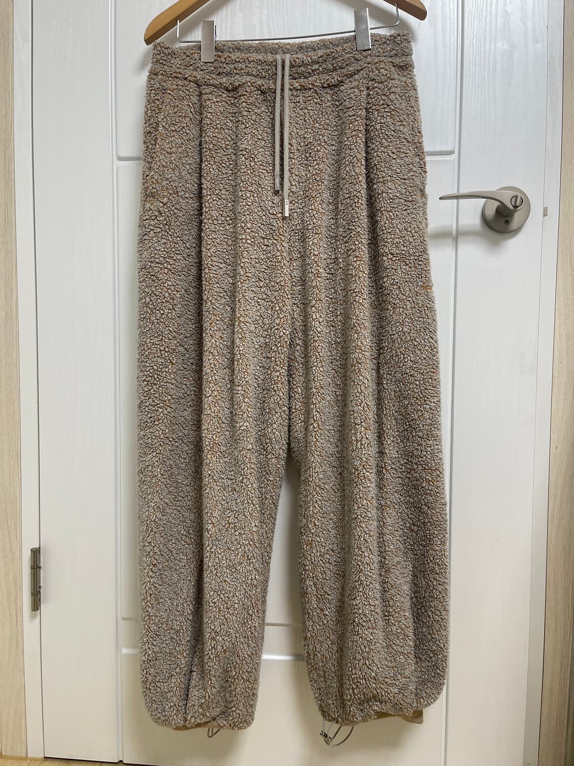 우영미 뽀글이 팬츠 베이지 상품이미지1