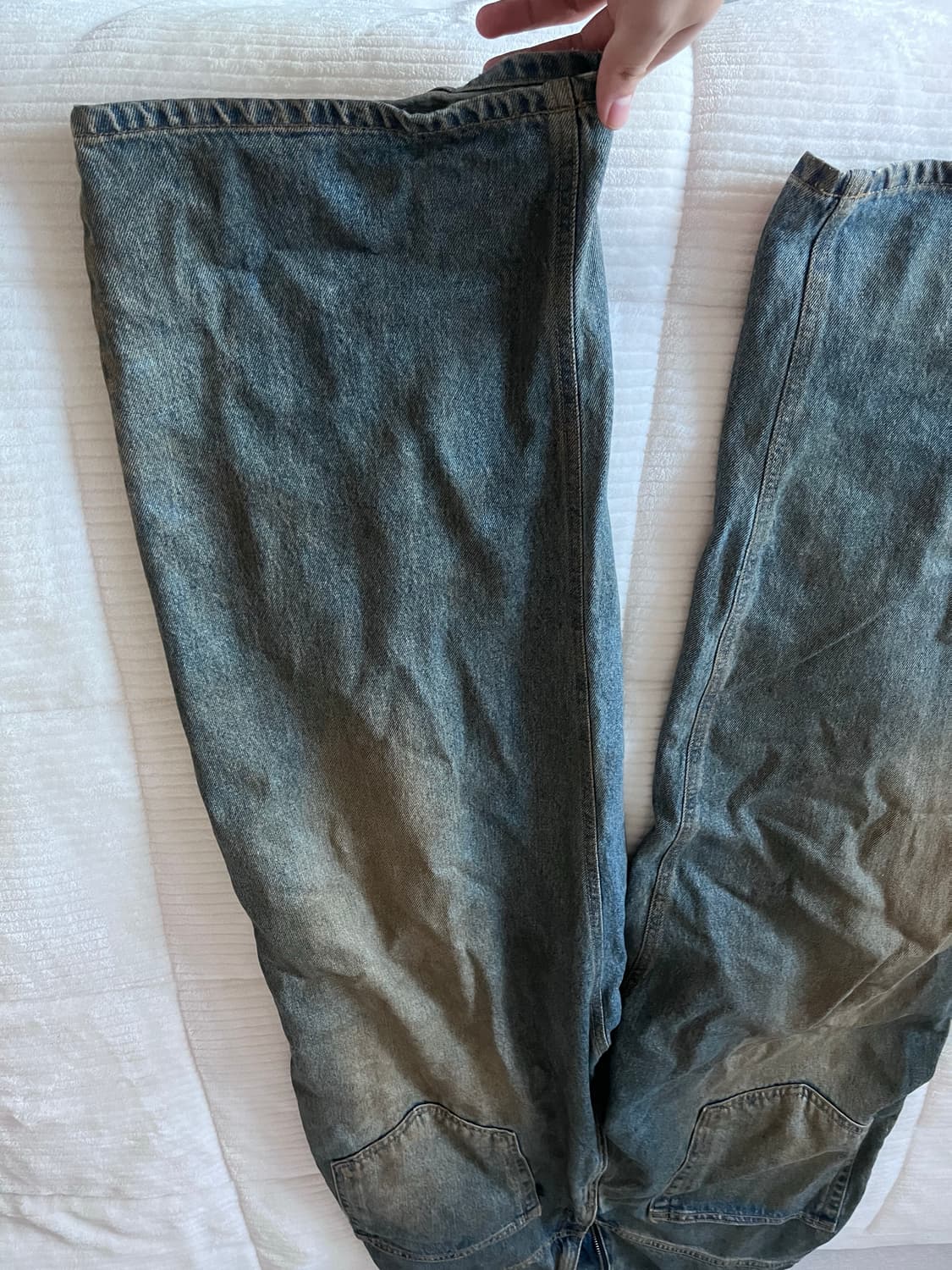 프로젝트 지알 백워드 코티드 데님 상품이미지2