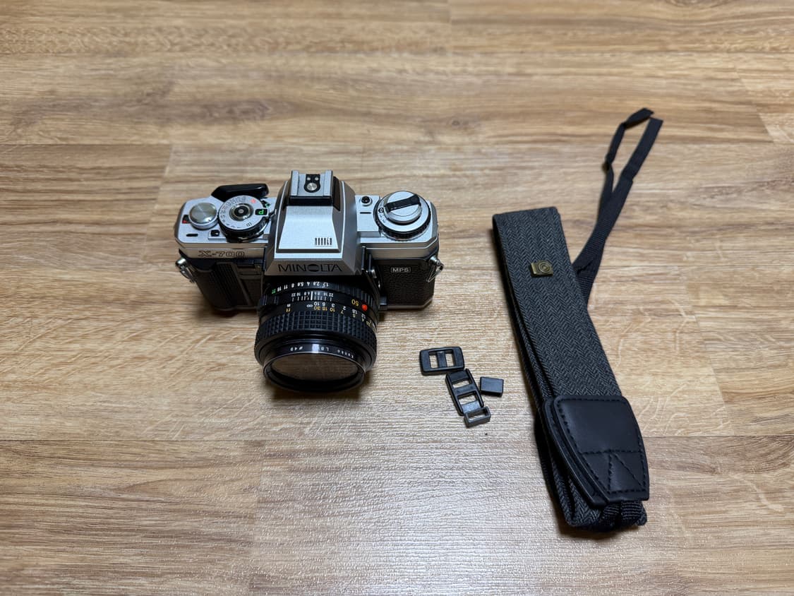 미놀타 X700 실버+MD50.7렌즈 팝니다 상품이미지10