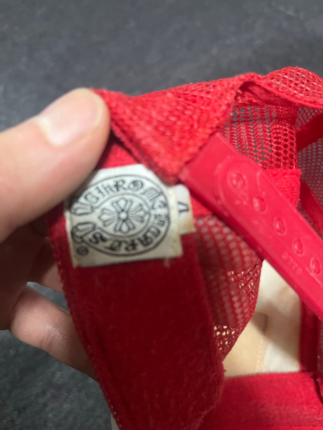 크롬하츠 90s otto 레드 캡 상품이미지4