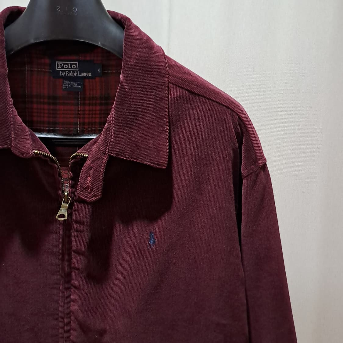 (택포) 폴로 코듀로이 버건디 자켓 110 A990 상품이미지4
