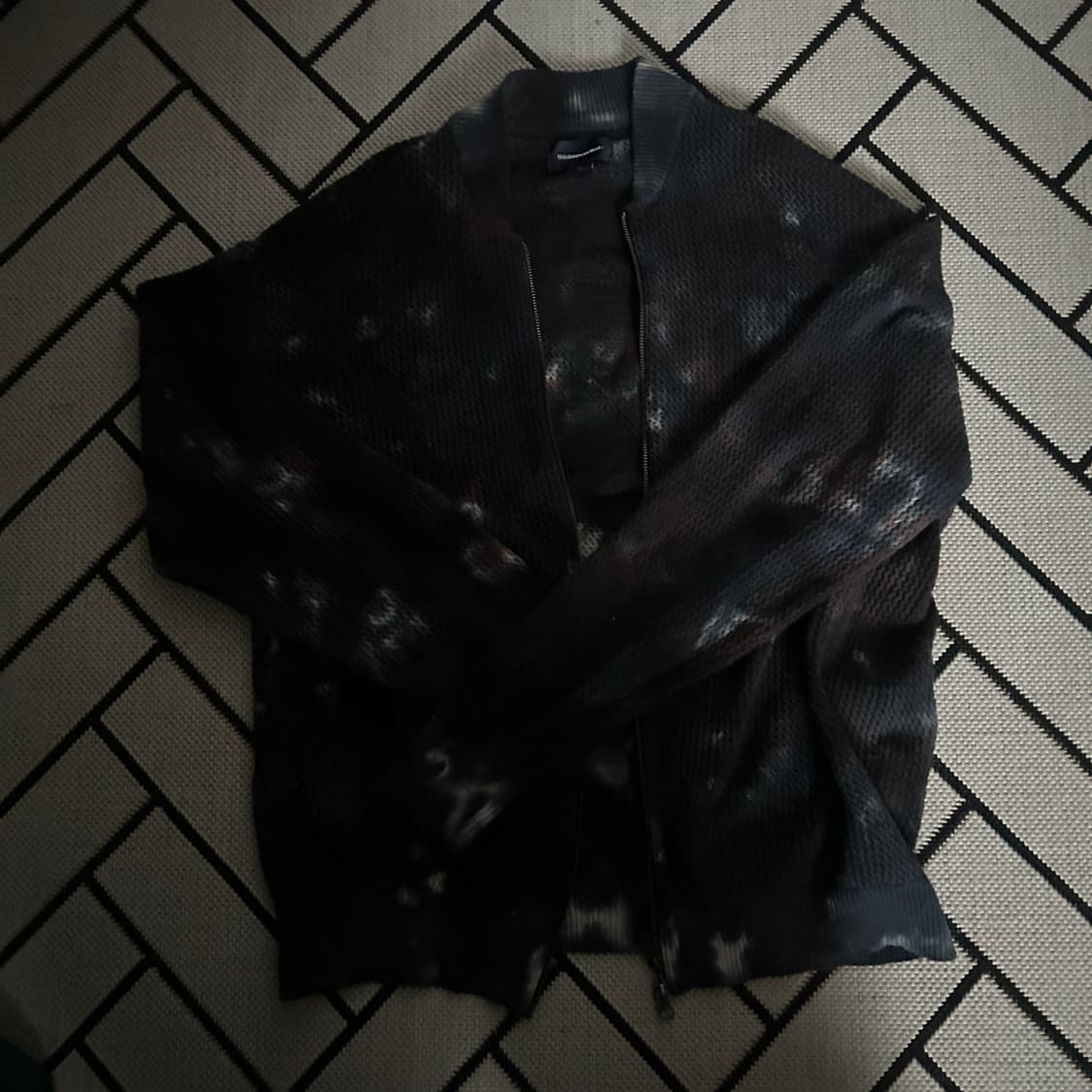 Net Knit Jacket Indigo 상품이미지4