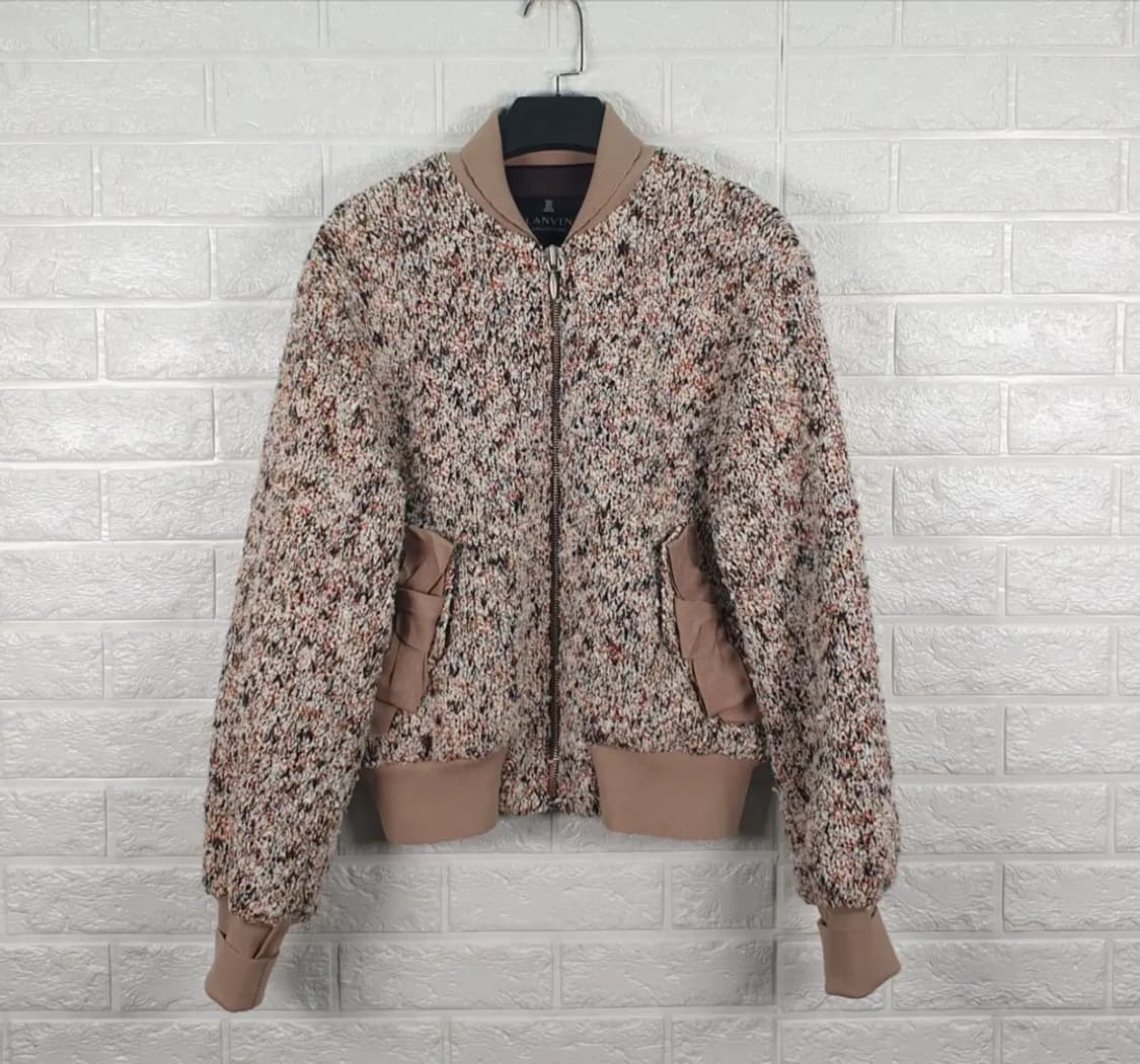 [55]랑방 트위드 블루종 점퍼 상품이미지1