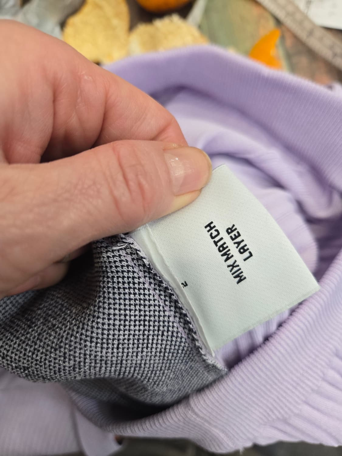 라벤더시스템  니트 롱 스커트 트임 스커트 상품이미지5