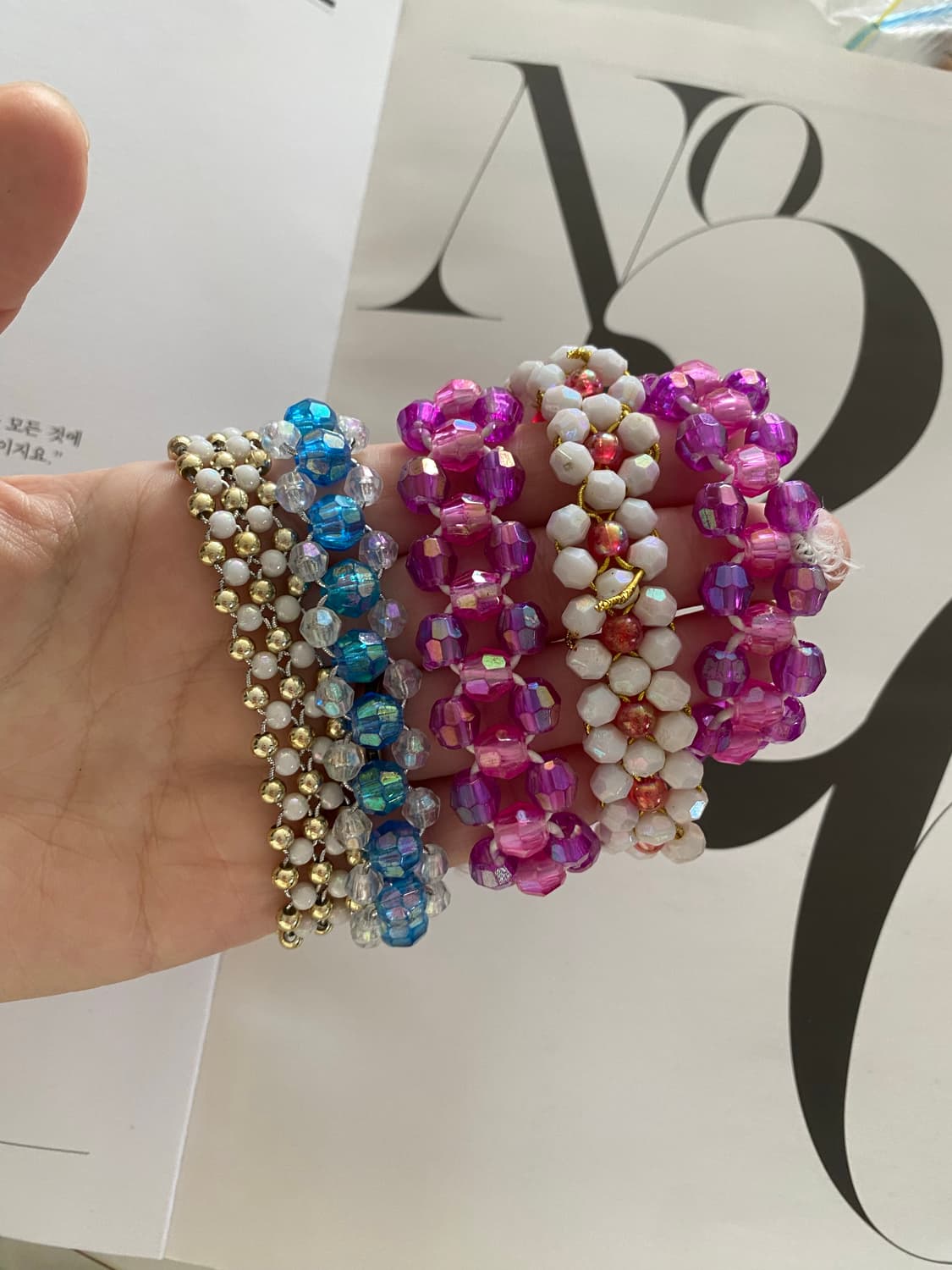 비즈 팔찌 발찌 모음 상품이미지1