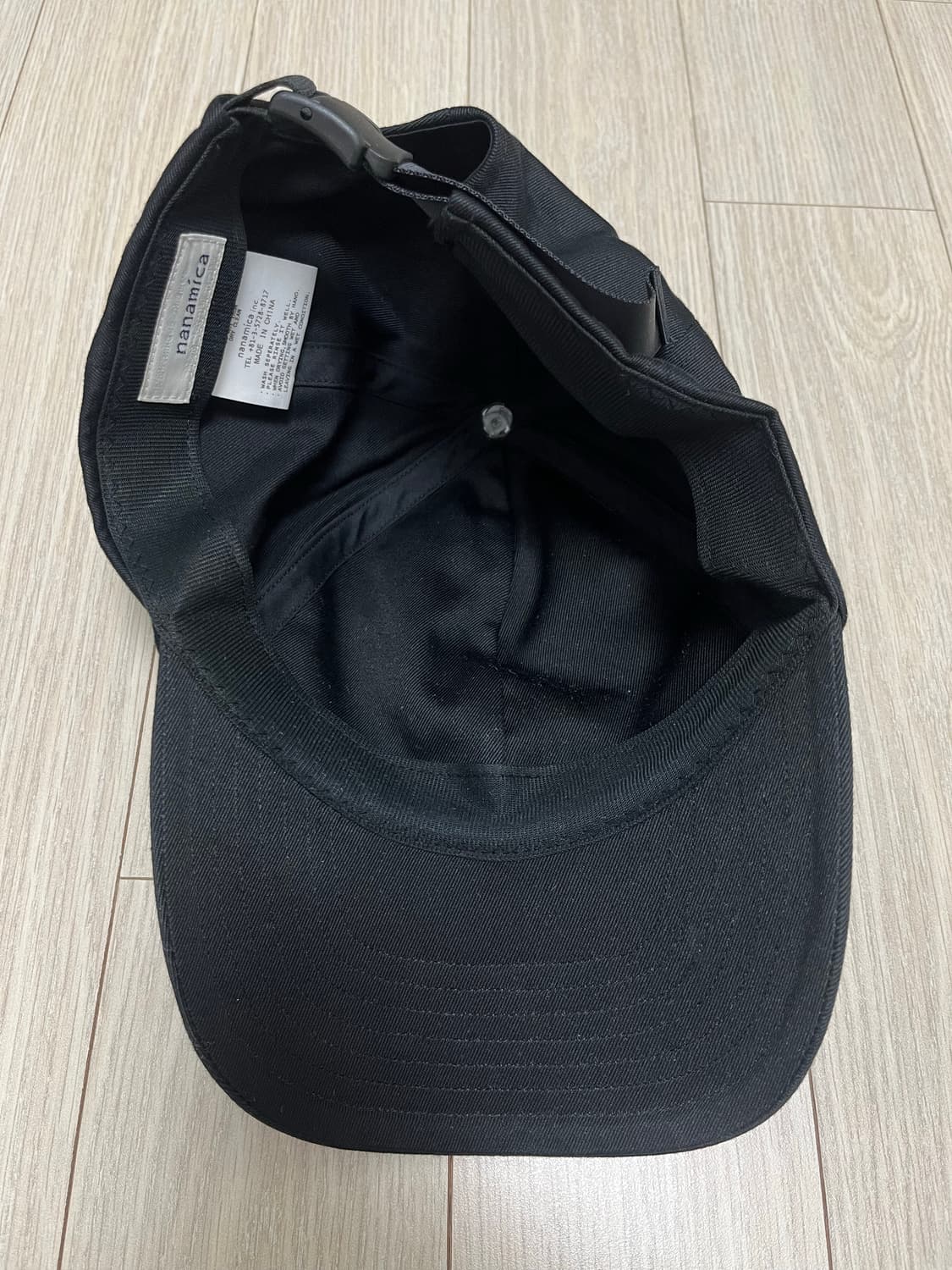 나나미카 로고 자수 볼캡 블랙 상품이미지2
