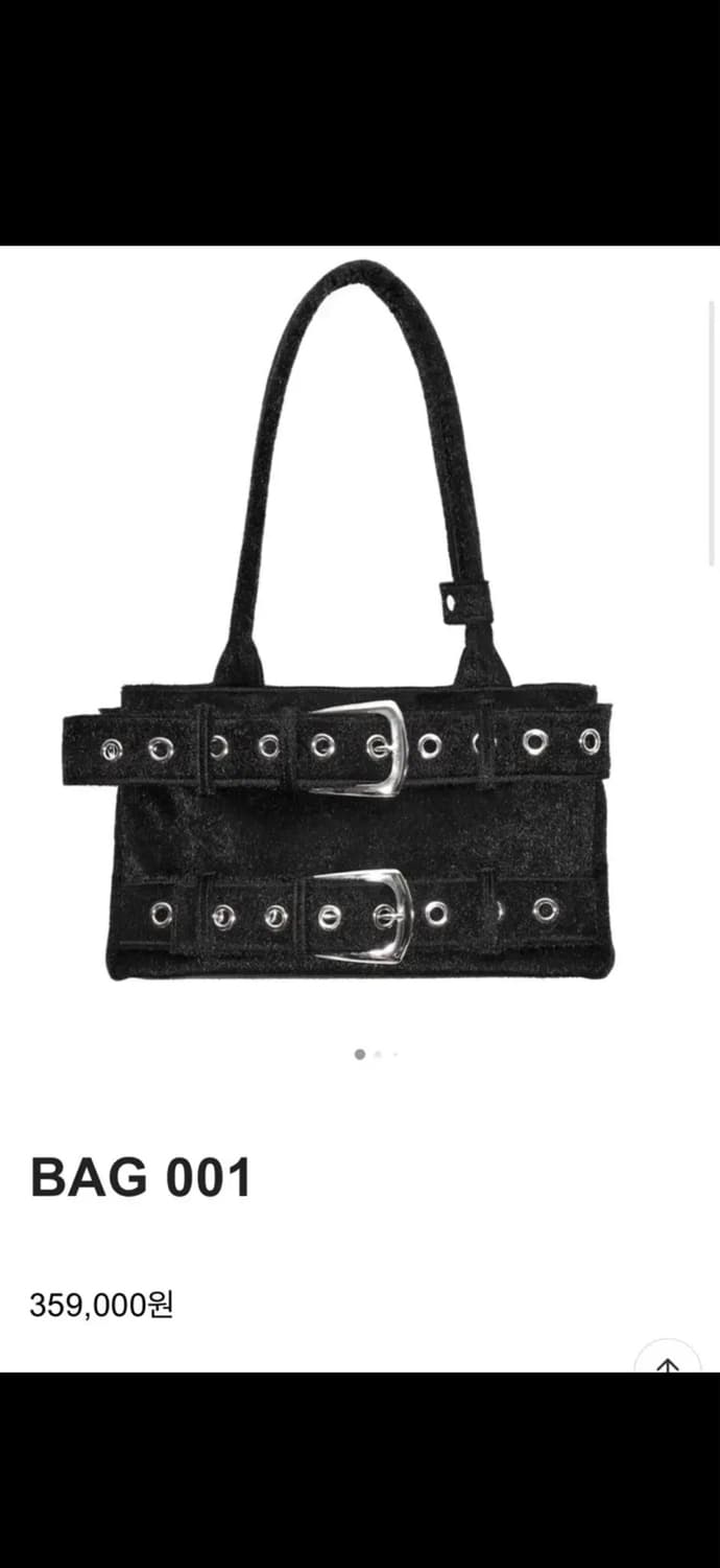 이투둘 222 BAG / 001 블랙숄더백 상품이미지1