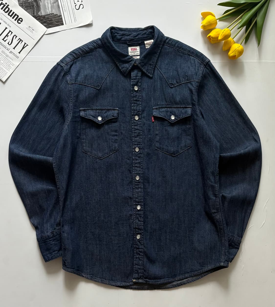 Levi's 리바이스 데님 웨스턴 셔츠 상품이미지2