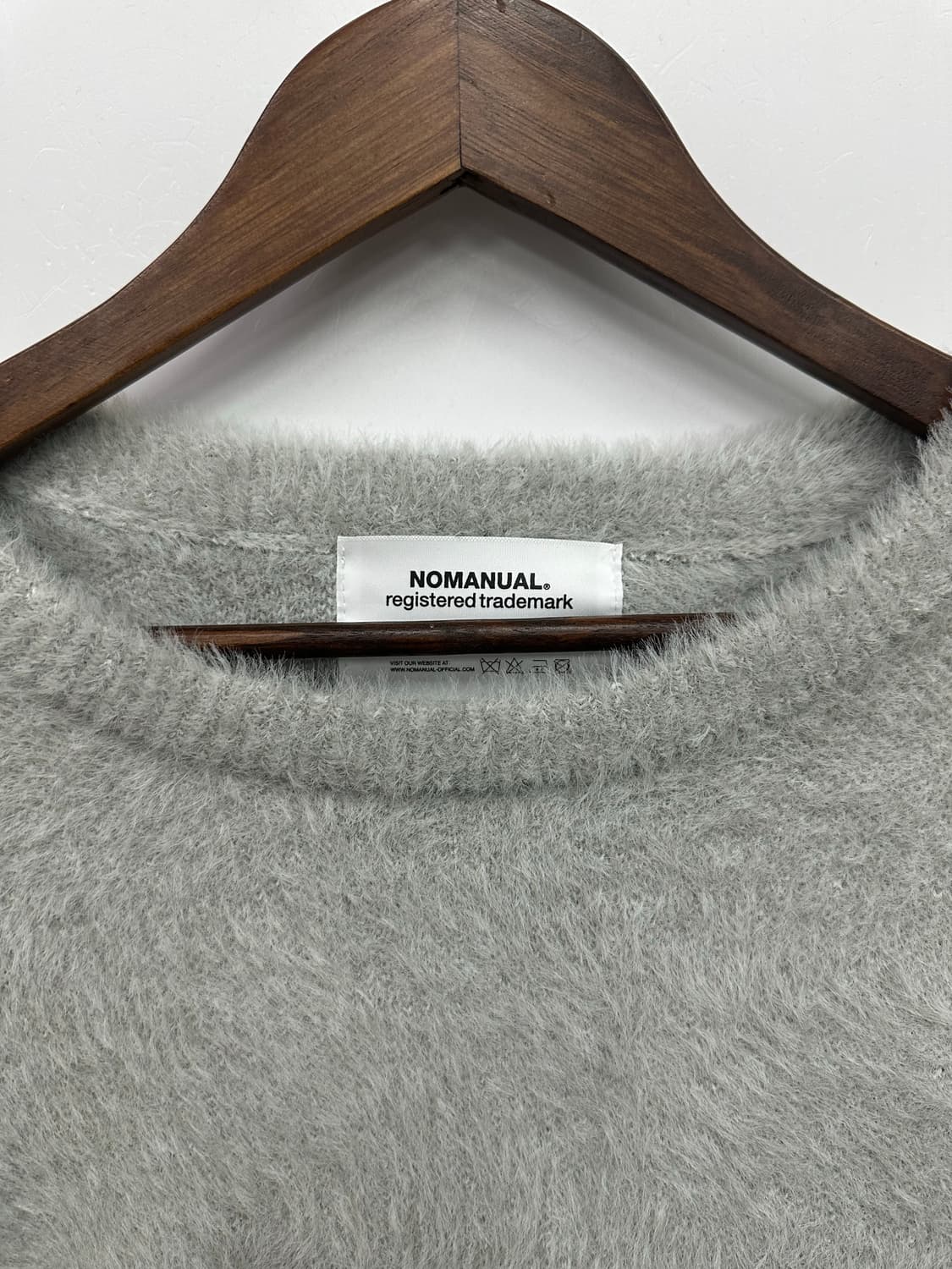 노메뉴얼 그레이 헤어리니트  상품이미지2