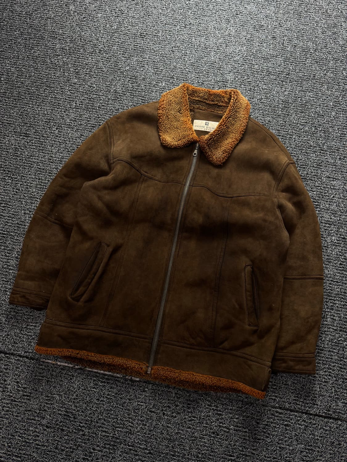 90s 발망 아카이브 양가죽 양털 무스탕 1366 상품이미지1