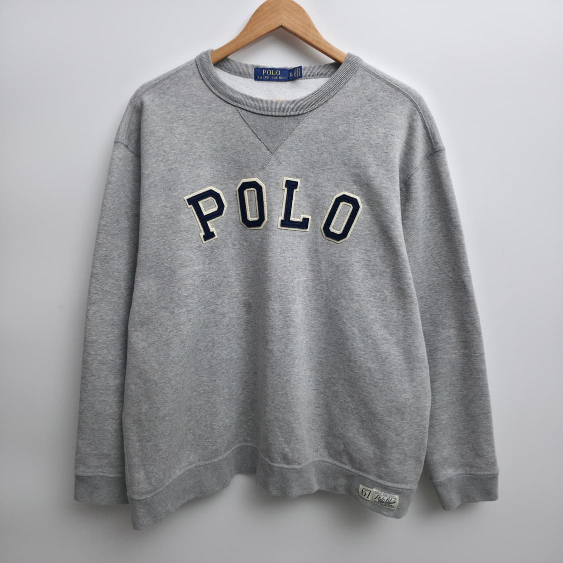 [XL] 폴로 랄프로렌 그레이 맨투맨 상품이미지1