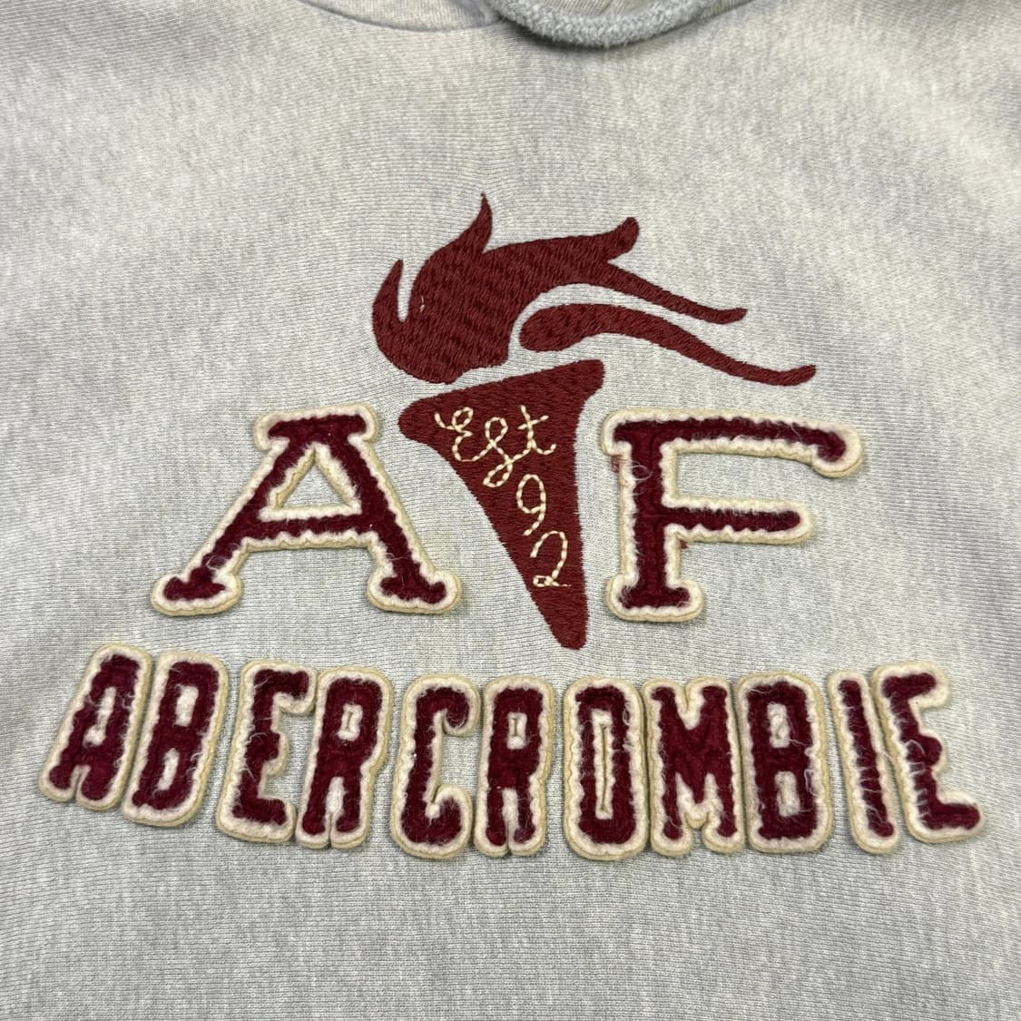 아베크롬비 앤 피치 Y2K 빈티지 로고 후드티 상품이미지5
