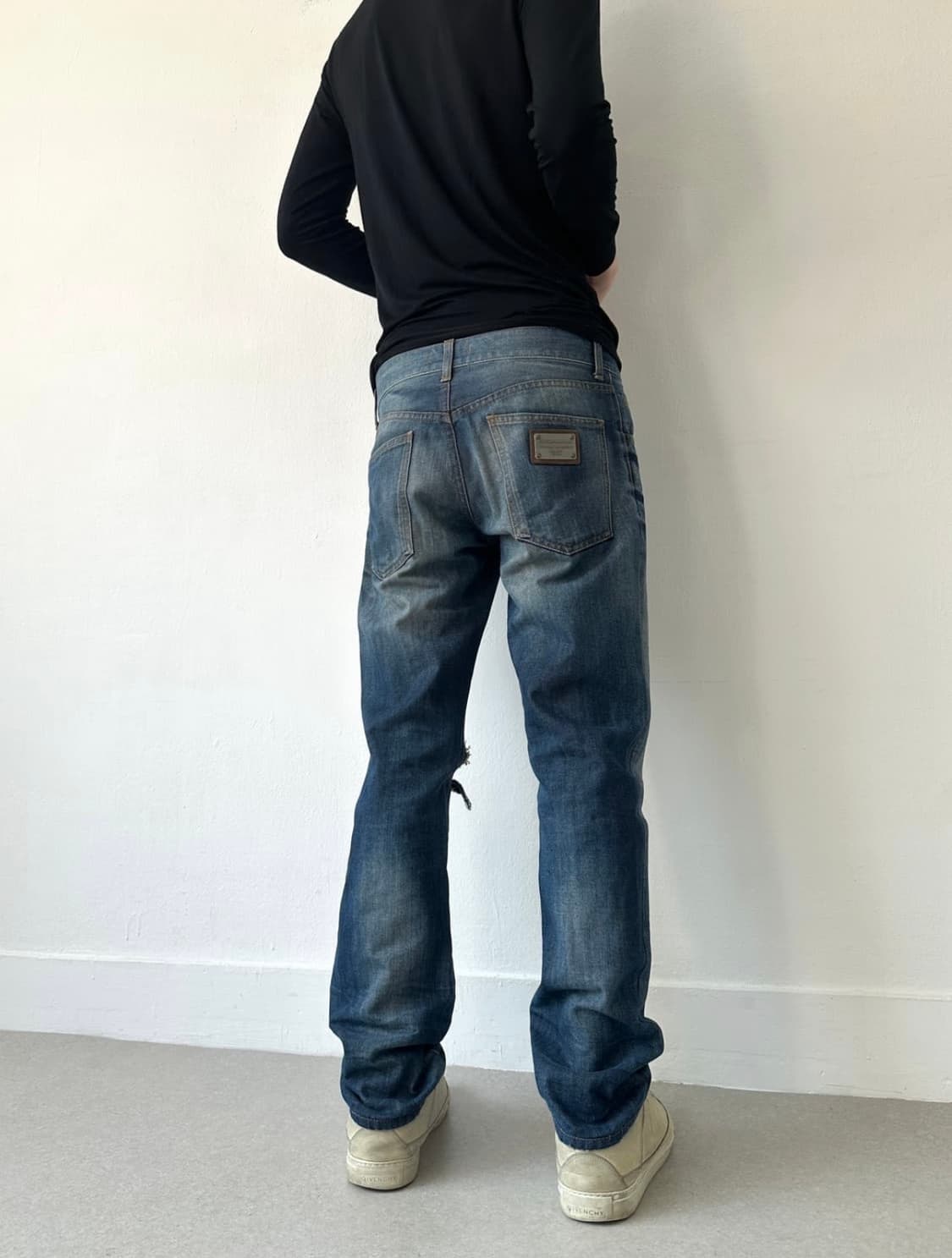 Dolce & Gabbana 2000s washing slim denim 상품이미지3