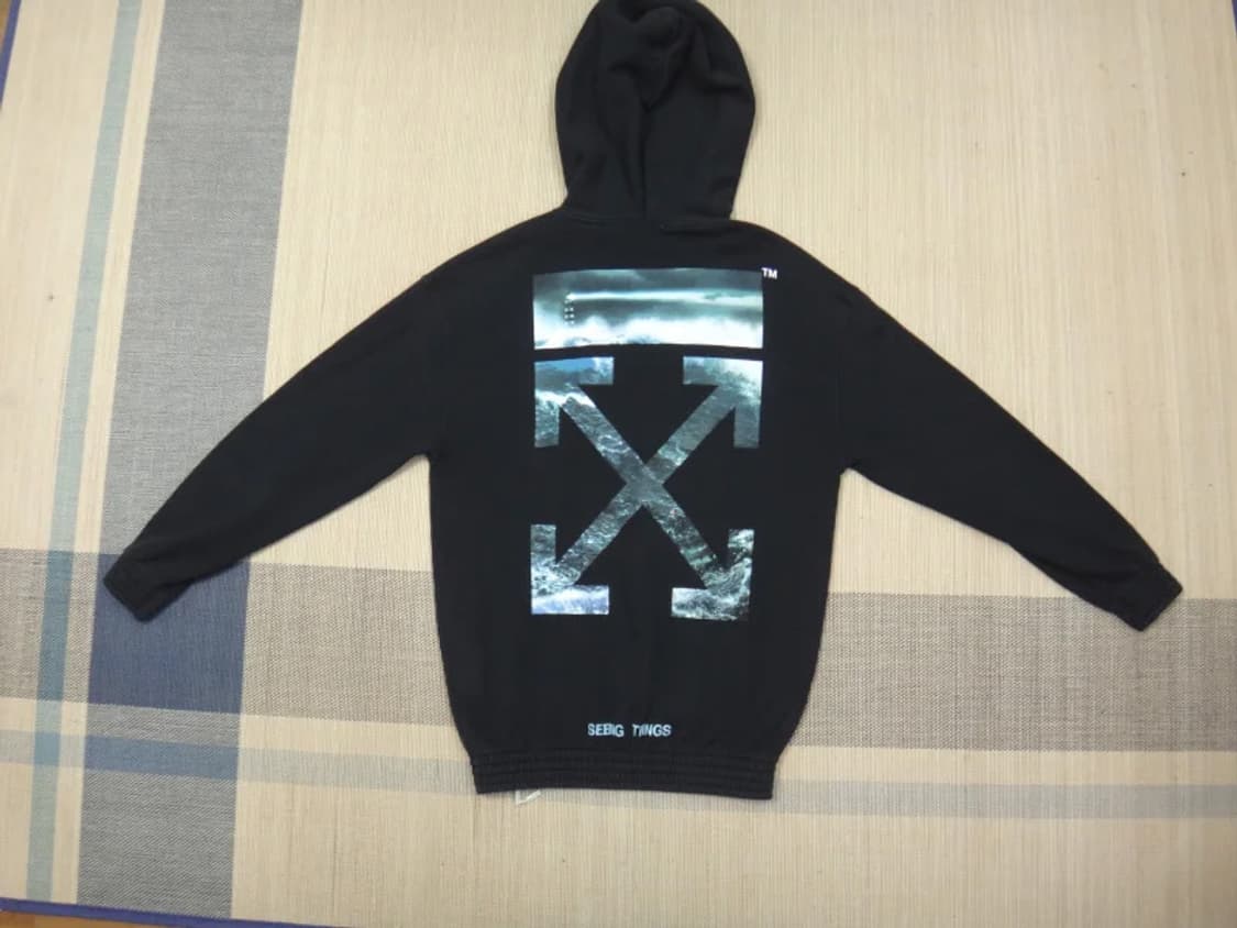 (M-XL) 오프화이트 기모안감 스크리밍걸 후디 정품 상품이미지3