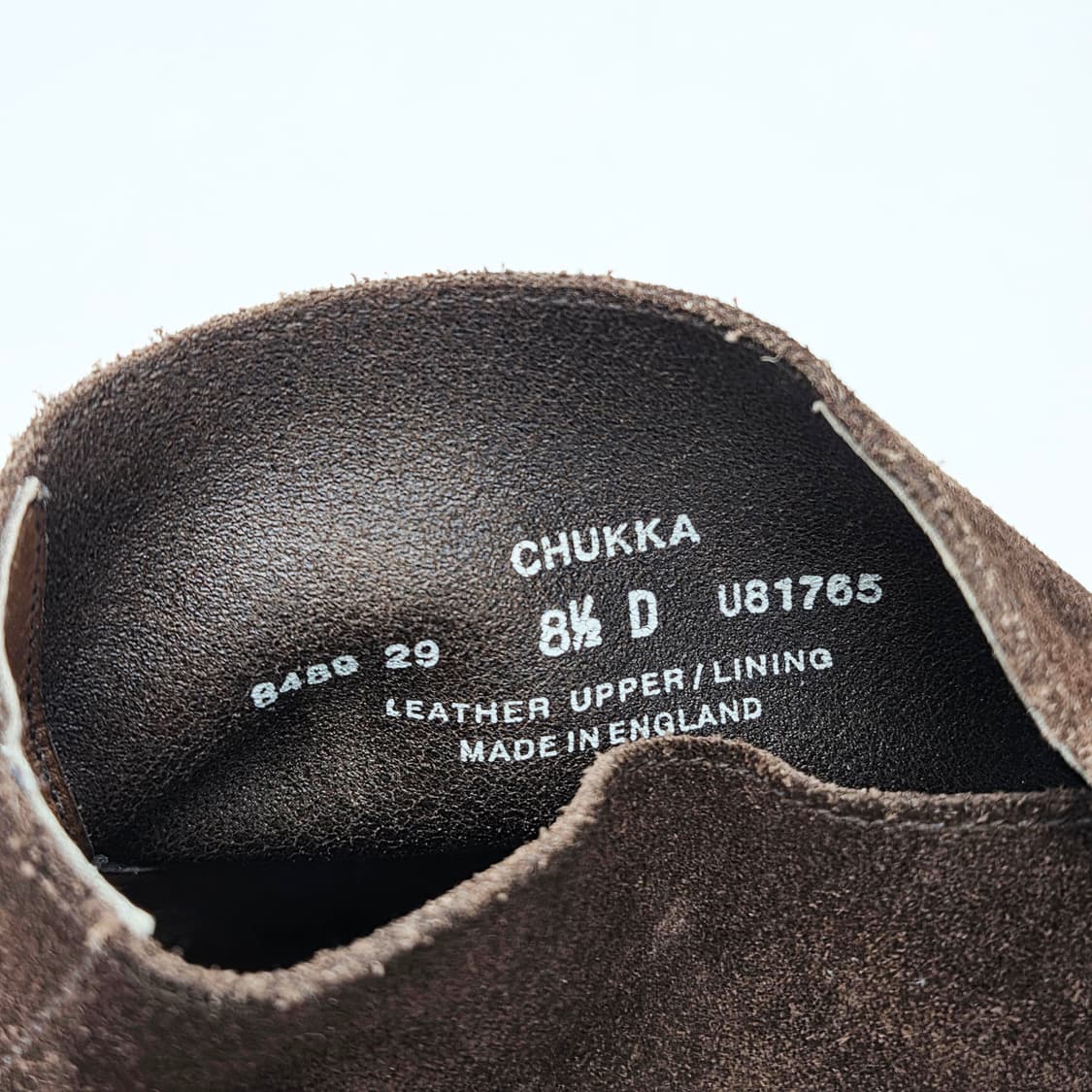 크로켓앤존스 CHUKKA 다크 브라운 스웨이드 (8 1/2 D) 상품이미지4