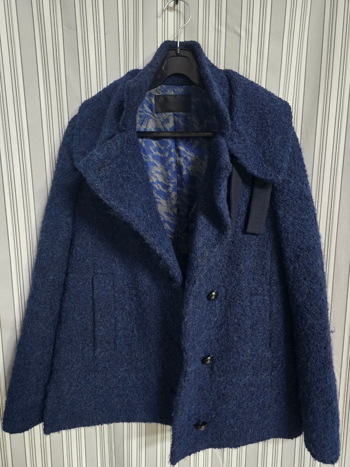 (82-94-160) [MINE] 마인 여성 울 알파카 하프코트 상품이미지4