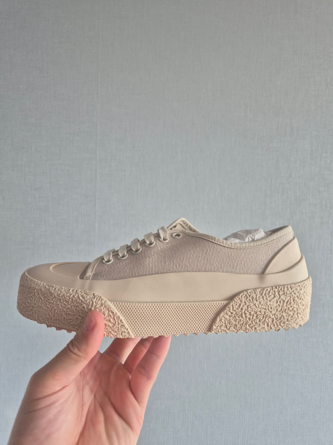 [새상품/37] 스튜디오니콜슨 샤프 캔버스 슈즈 도브 상품이미지1