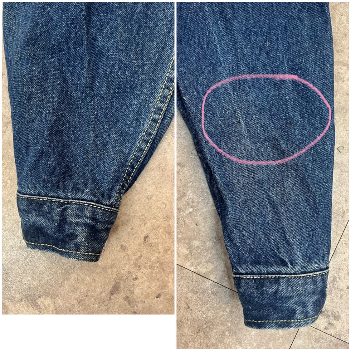 빈티지 데님 자켓 3XL #csz3315 상품이미지10