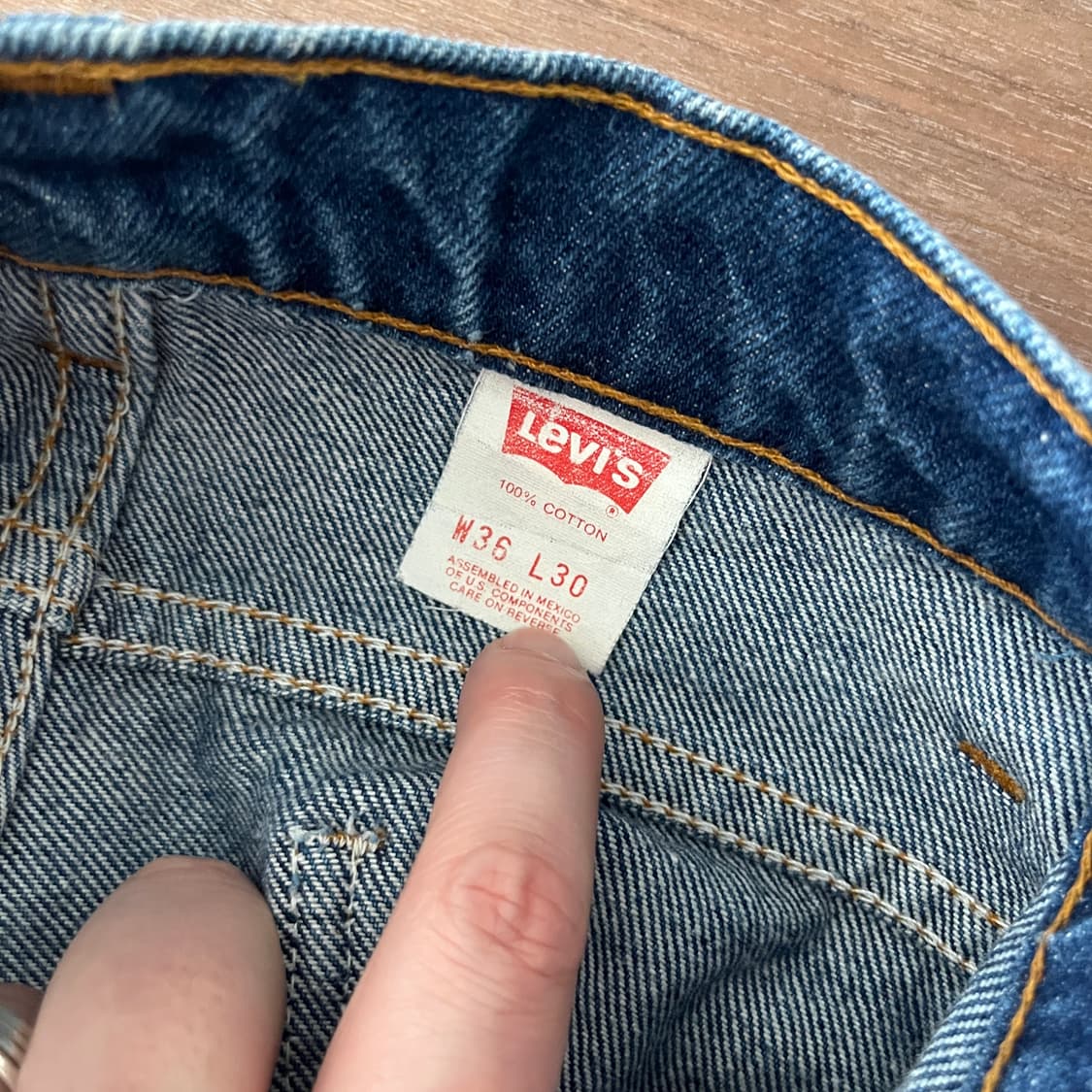 90s 리바이스505 오렌지탭 [34] 상품이미지6