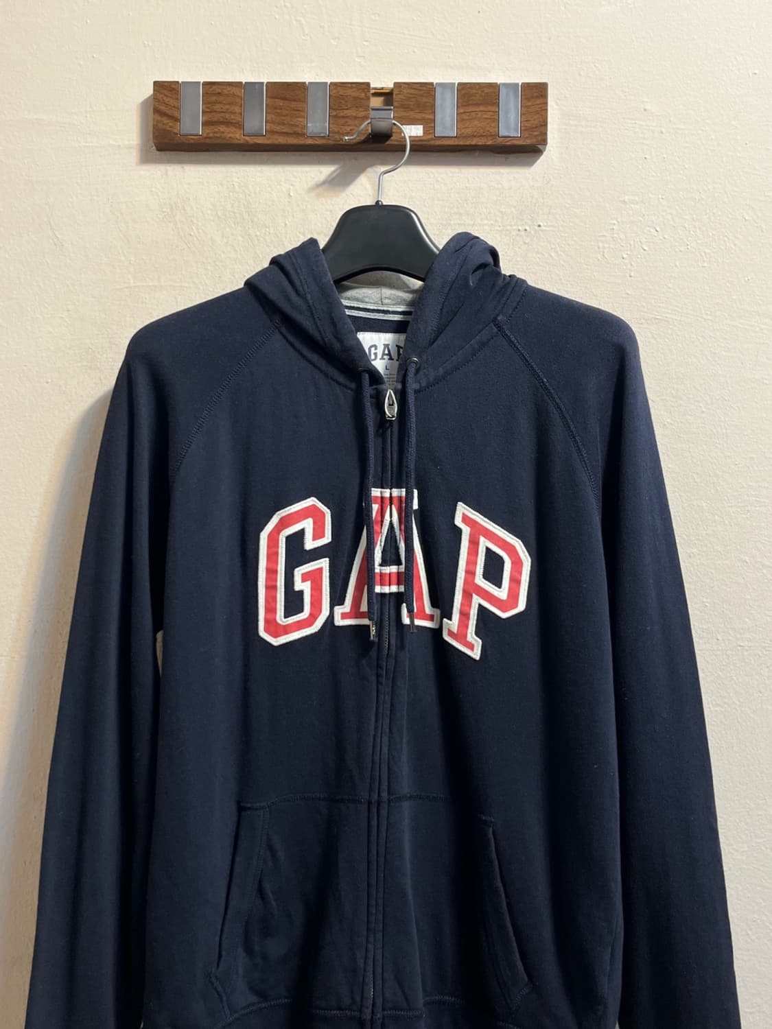 [L] 갭 로고 후드 집업 (350) 상품이미지2