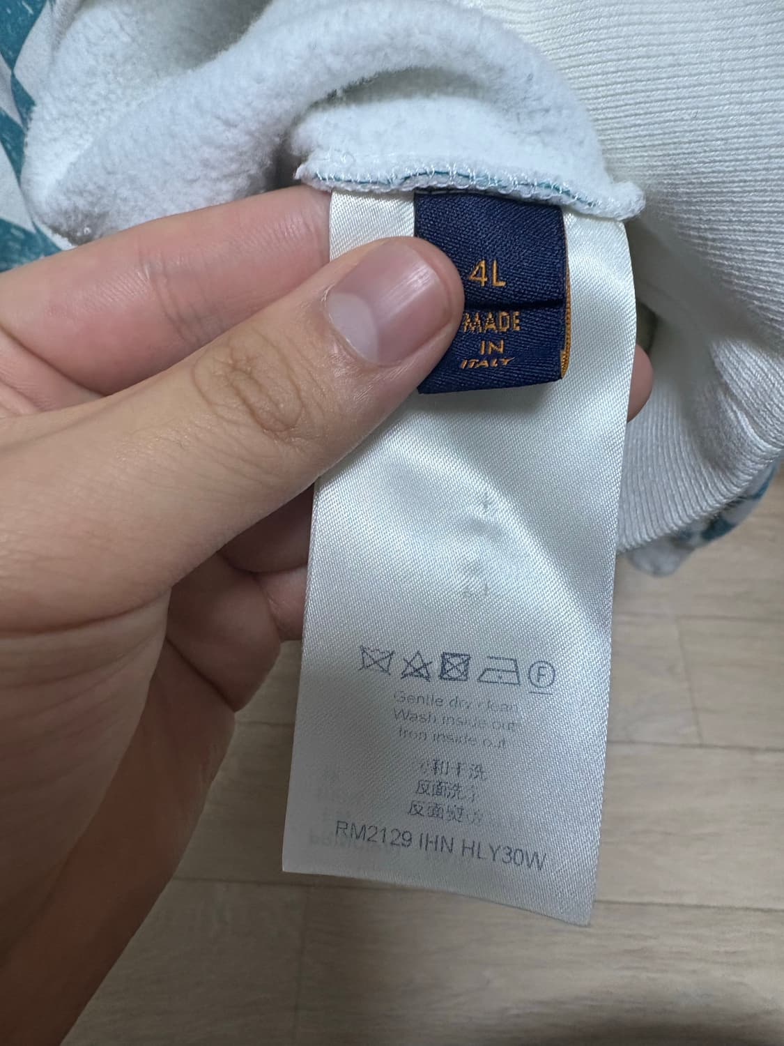 (4XL) 루이비통 체커보드 다미에 맨투맨 상품이미지5