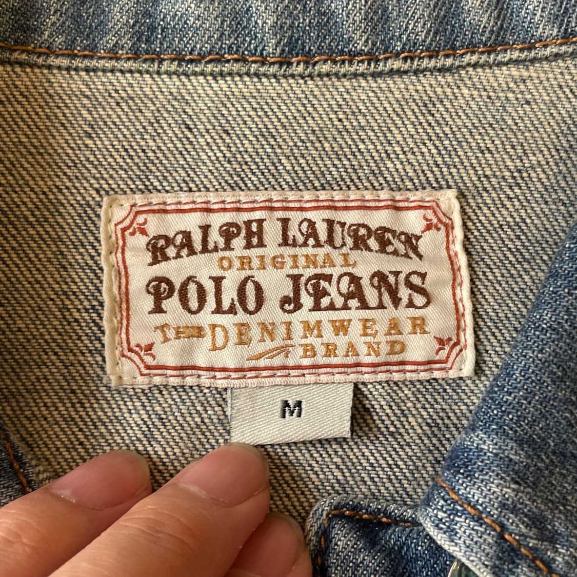 폴로 국내 두산 정품 여성 여자 데님 자켓 상품이미지7