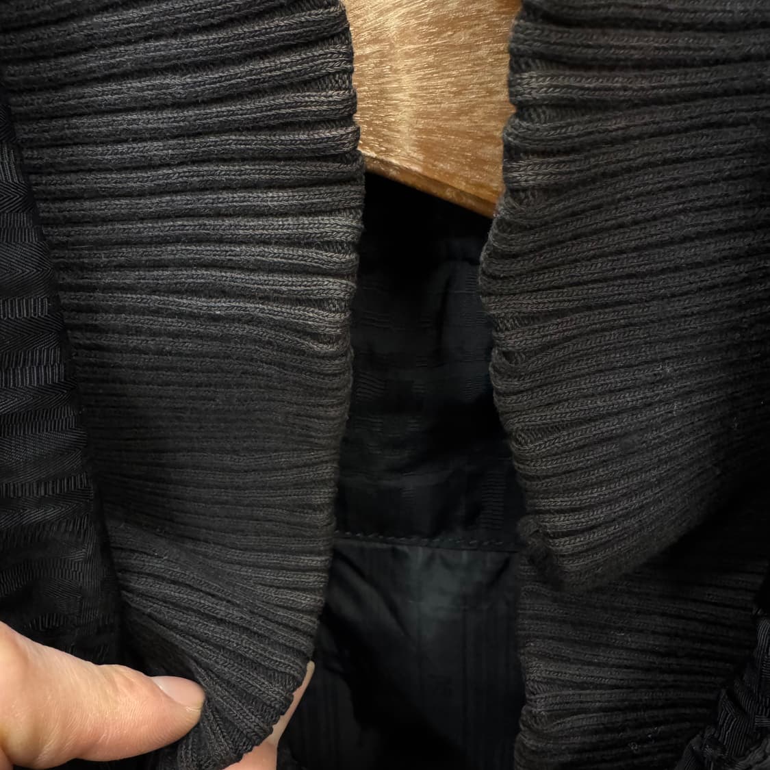 00s 디젤 집업 베스트 블랙 전면 자수 버튼 로고 상품이미지8